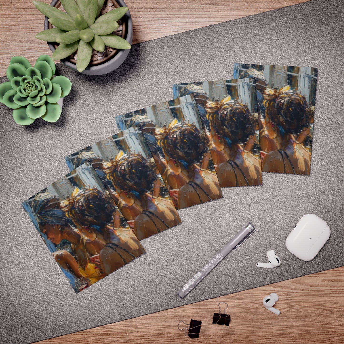 Mimosas and Melanin Note Card Set (5-Pack)
