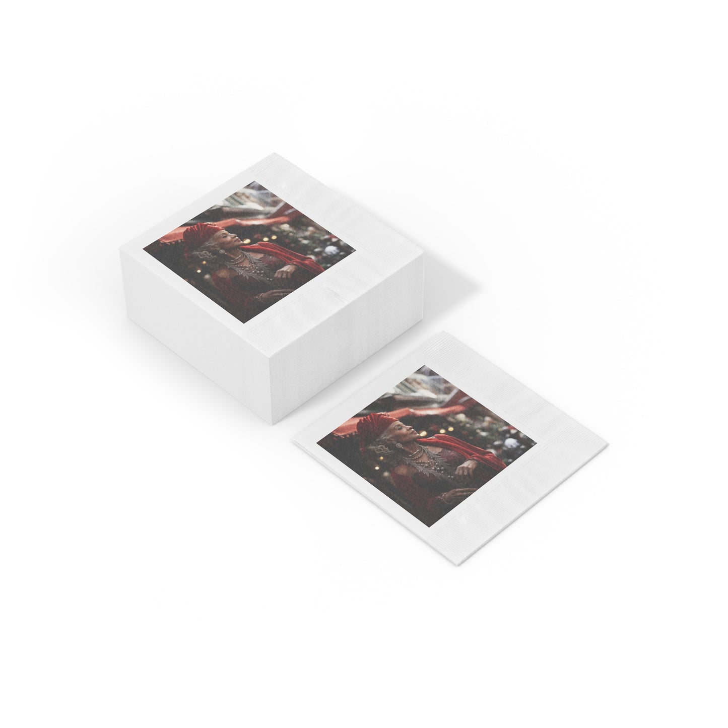 Regal Queen Claus Napkin Set 3