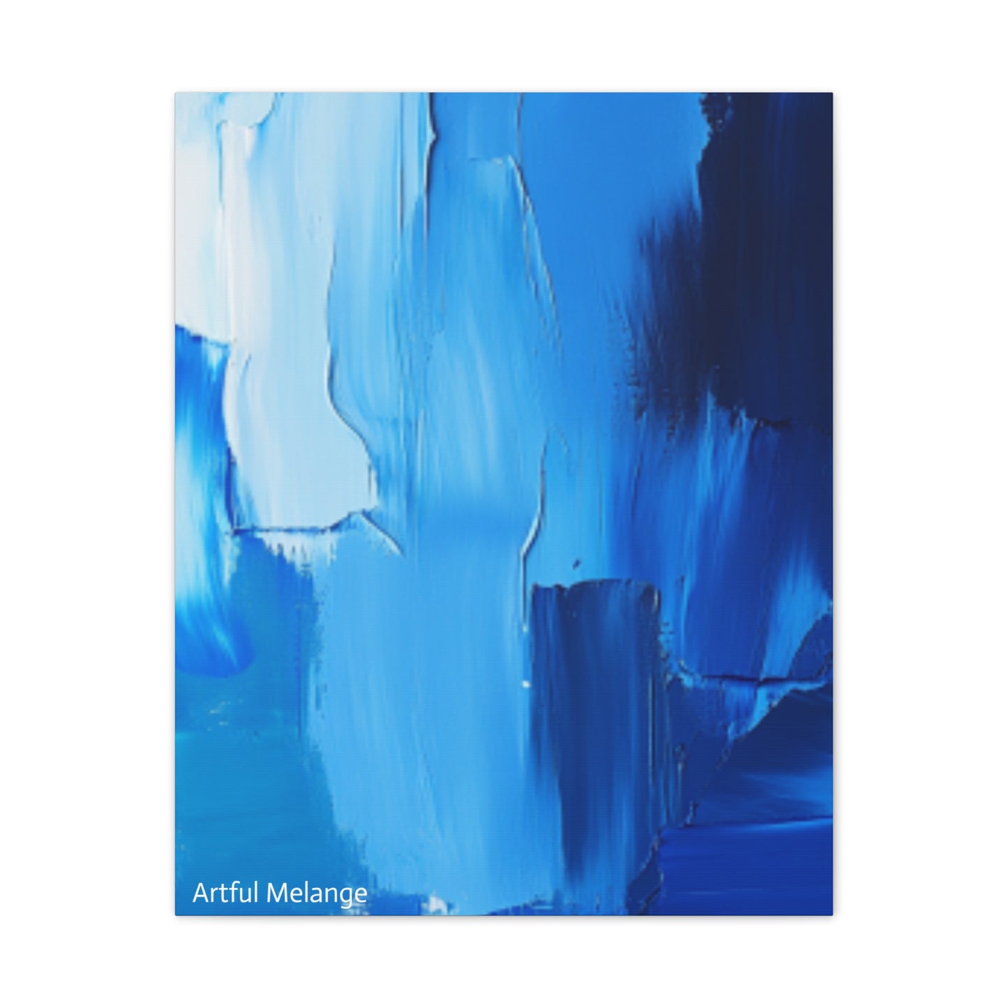 Acrylic Abstract Canvas Print - Richly Textured Artistry