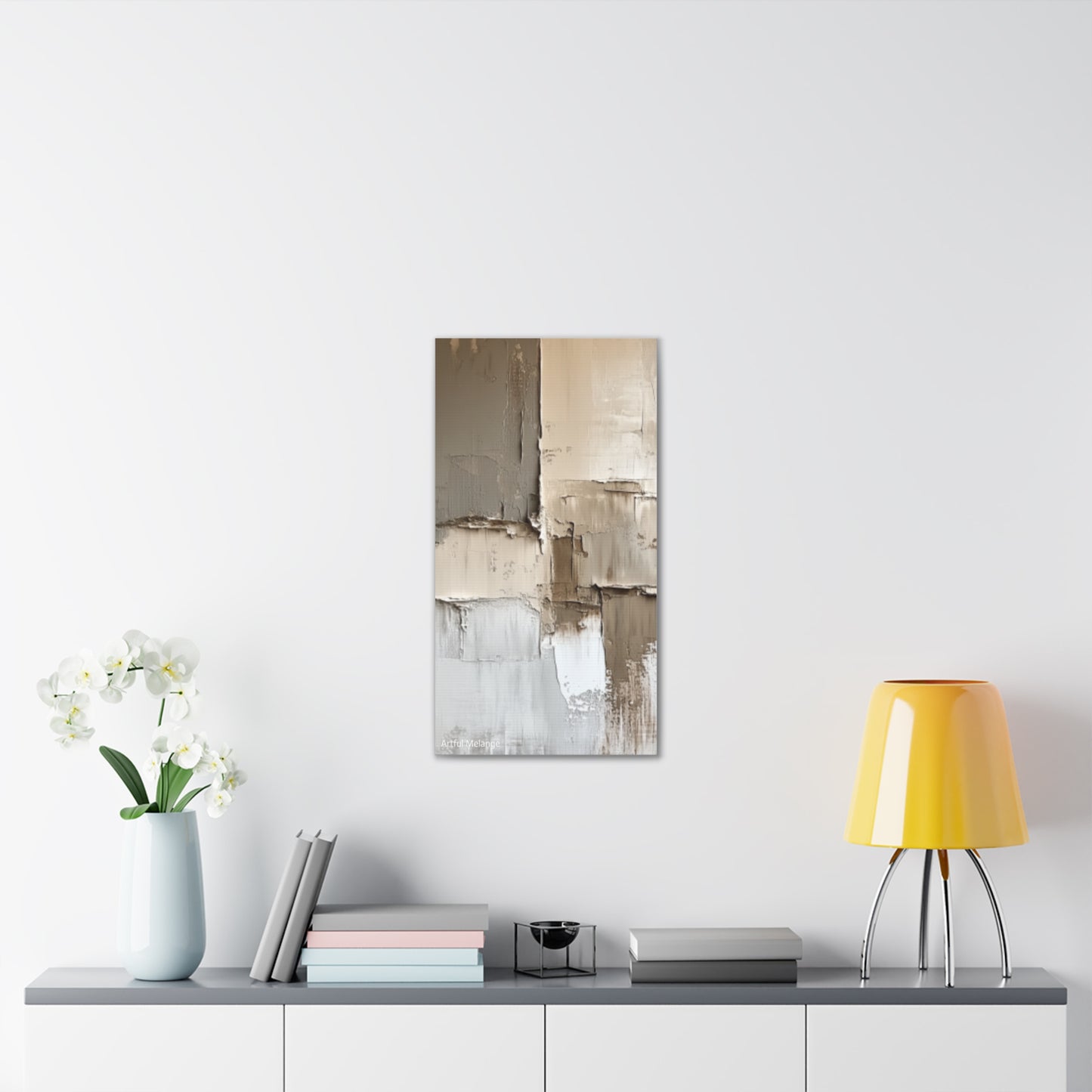 Acrylic Abstract Canvas Print - Richly Textured Artistry