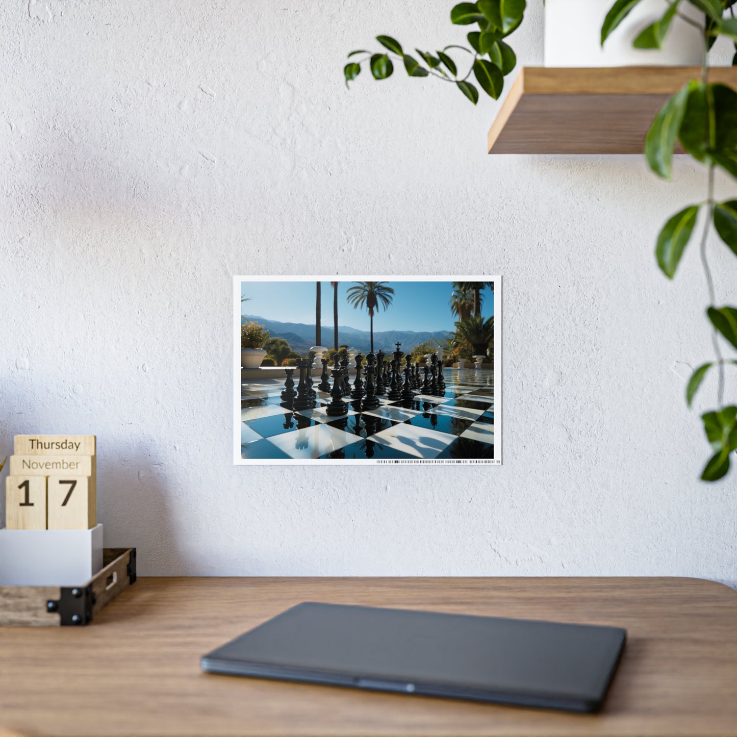 Grandmaster Majesty- Chess Set Poster Print Series
