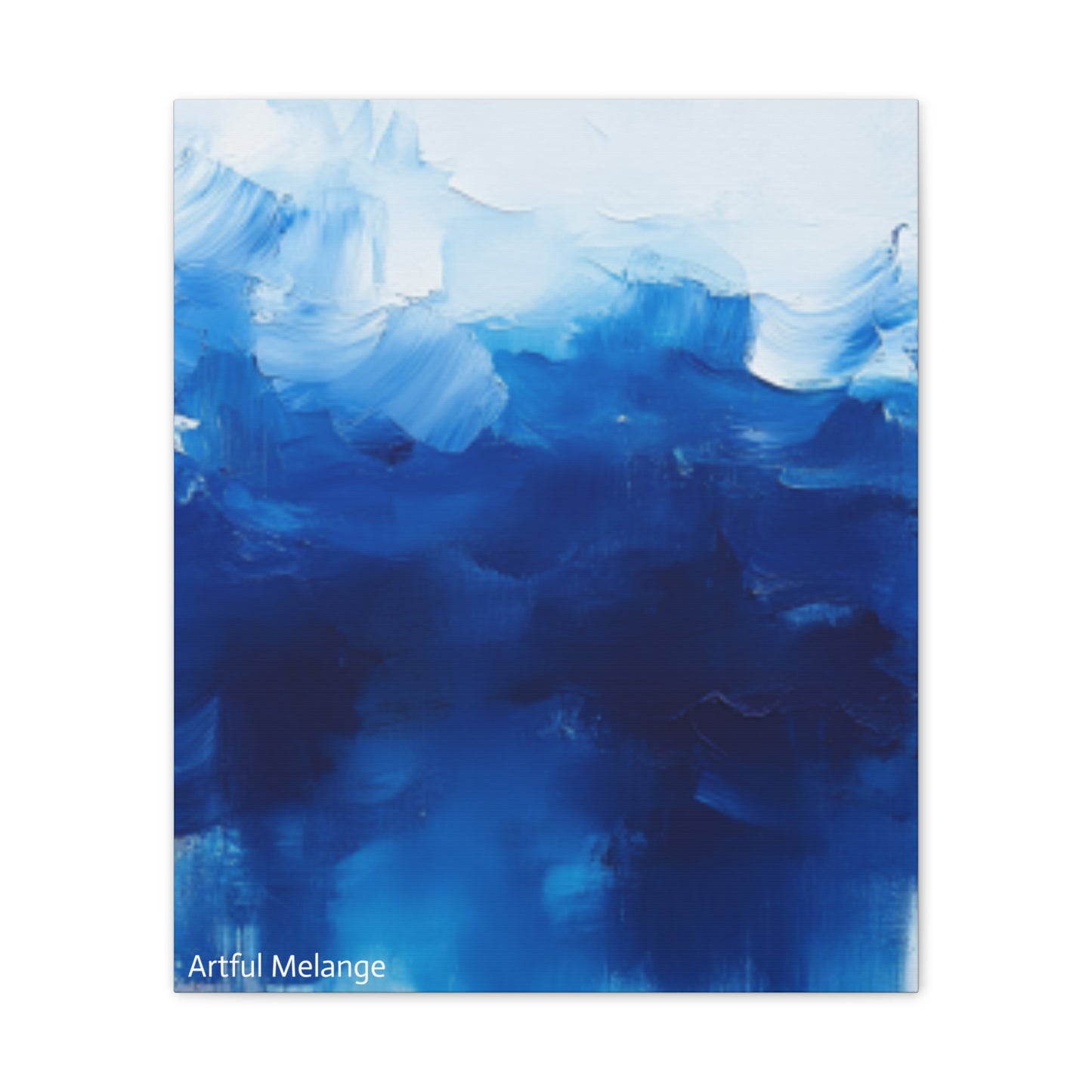 Acrylic Abstract Canvas Print - Richly Textured Artistry