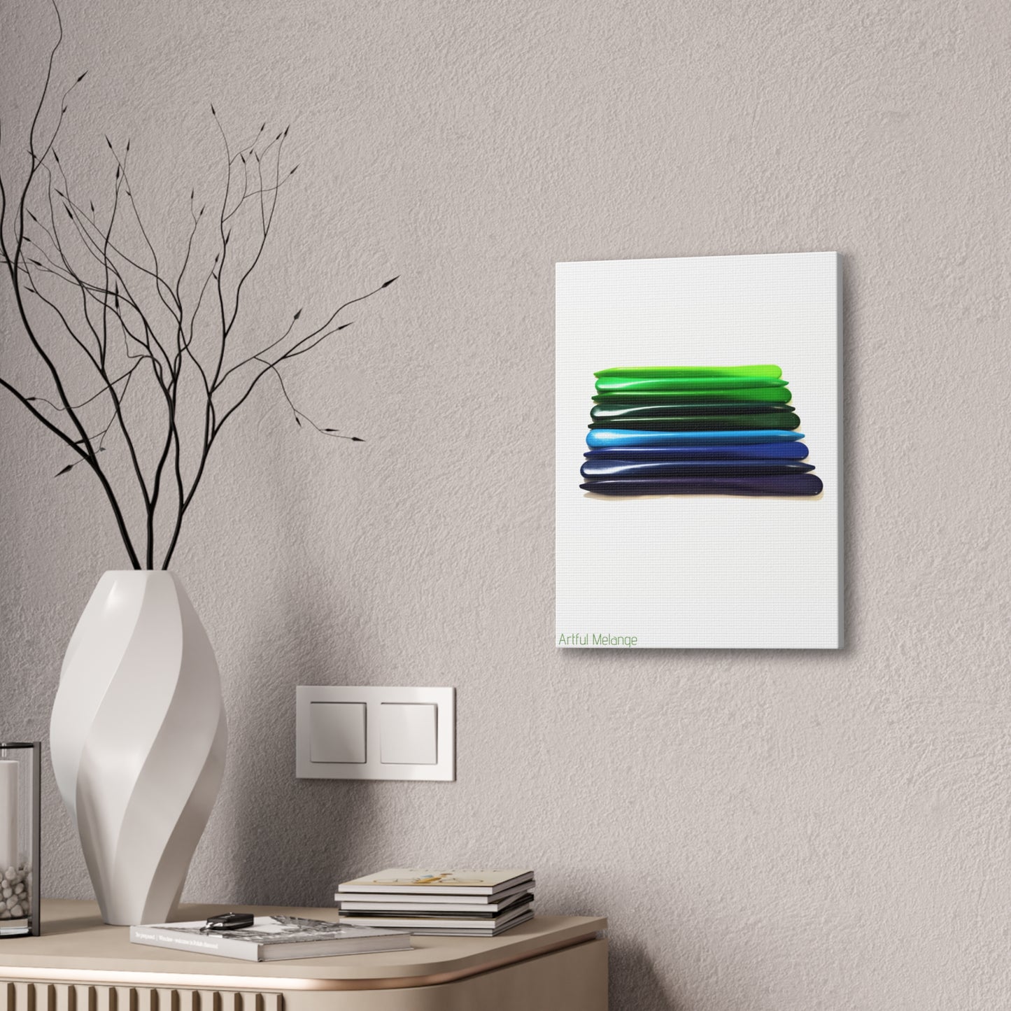 Spectrum Stacks: A Colorful Daydream in Posters and Canvas Prints