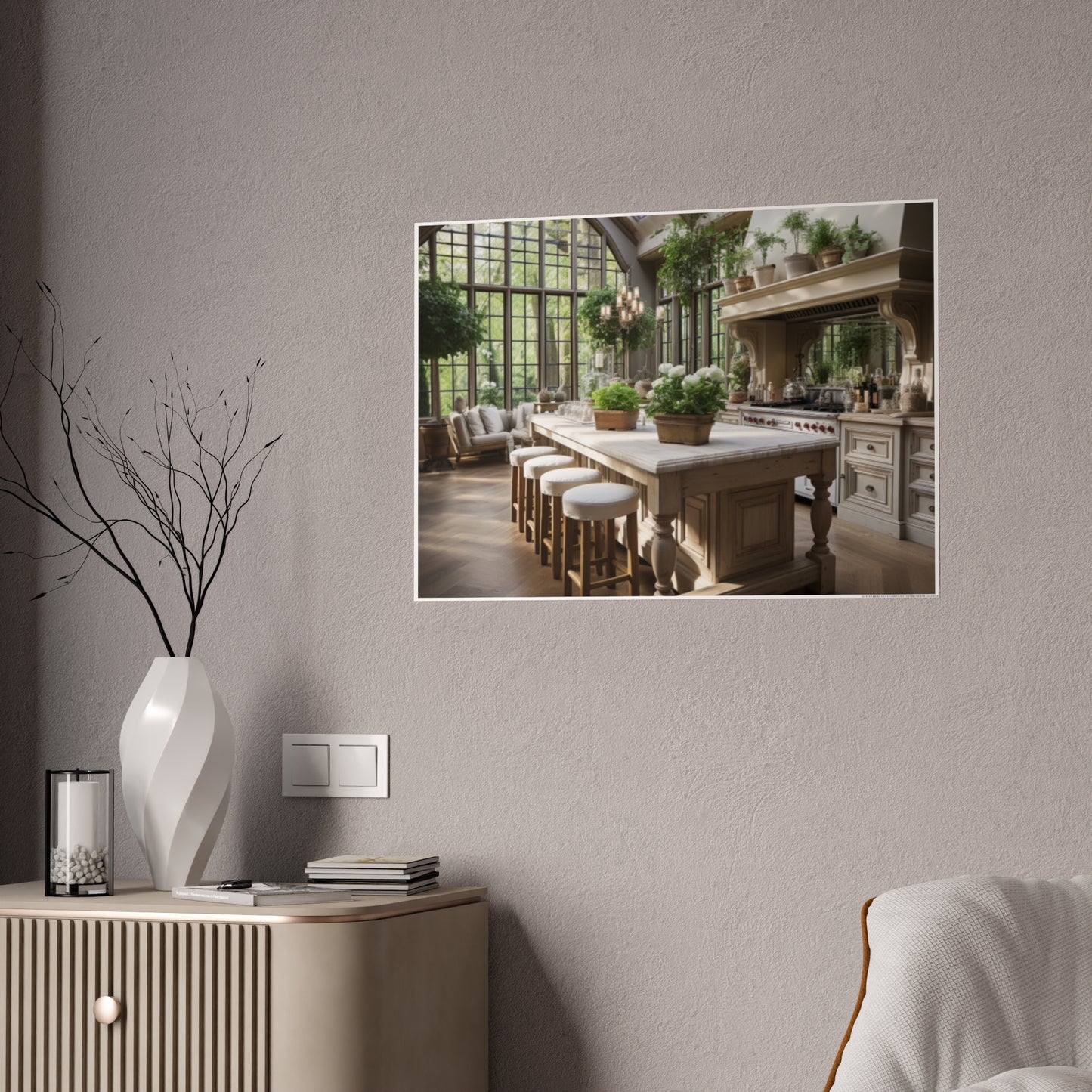 Luminique Provence French Country Kitchen Posters