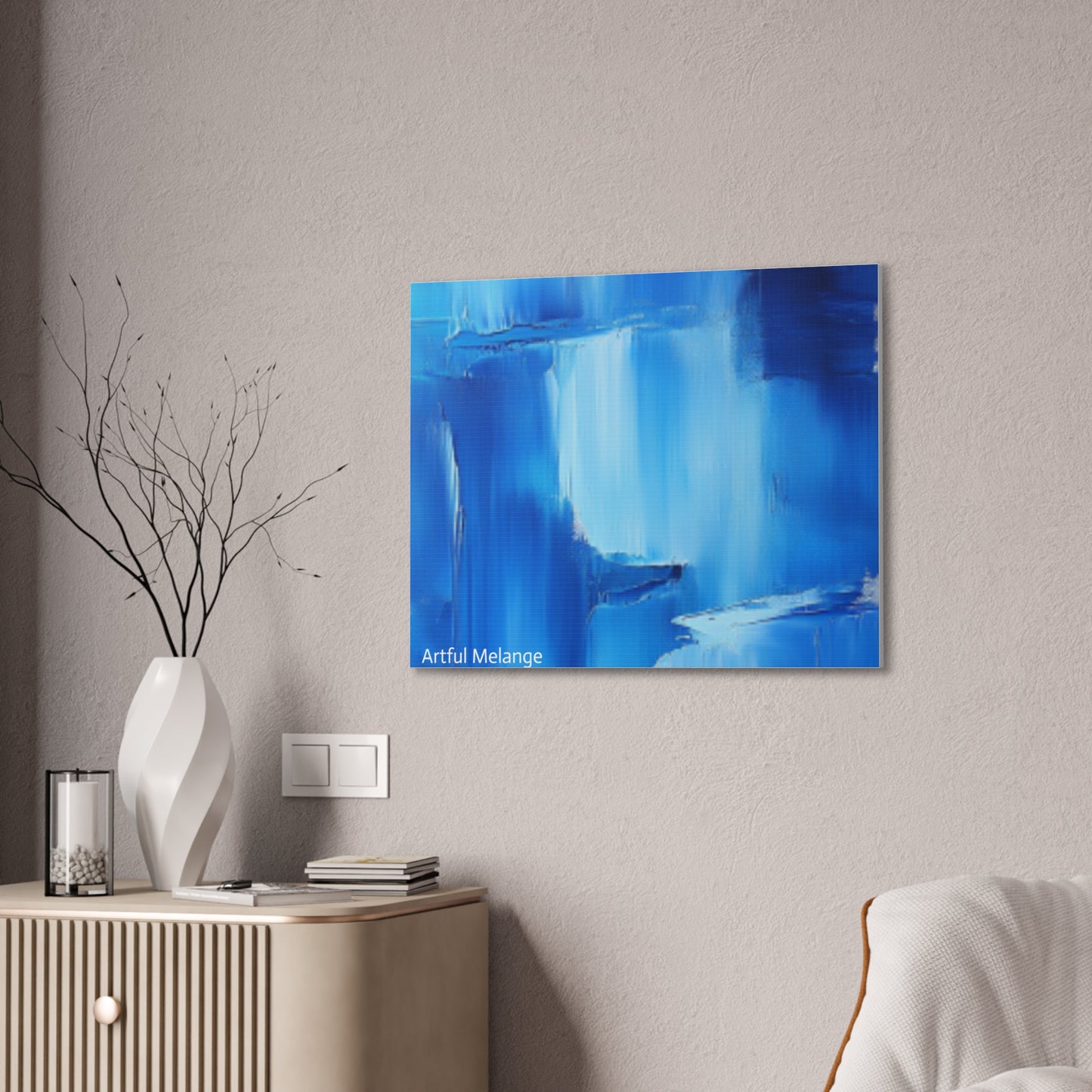 Acrylic Abstract Canvas Print - Richly Textured Artistry