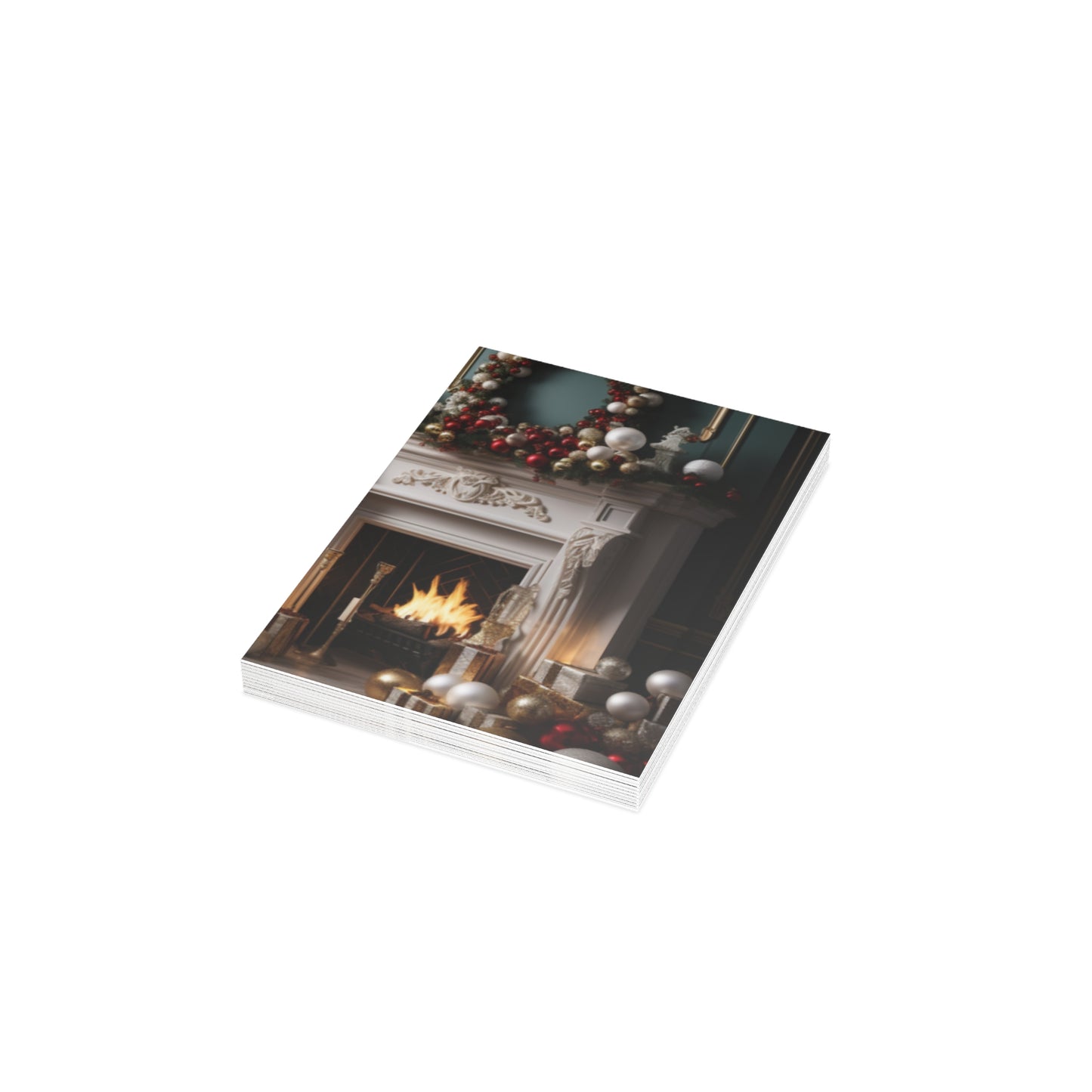 Regal Radiance: Opulent Christmas Greeting Cards