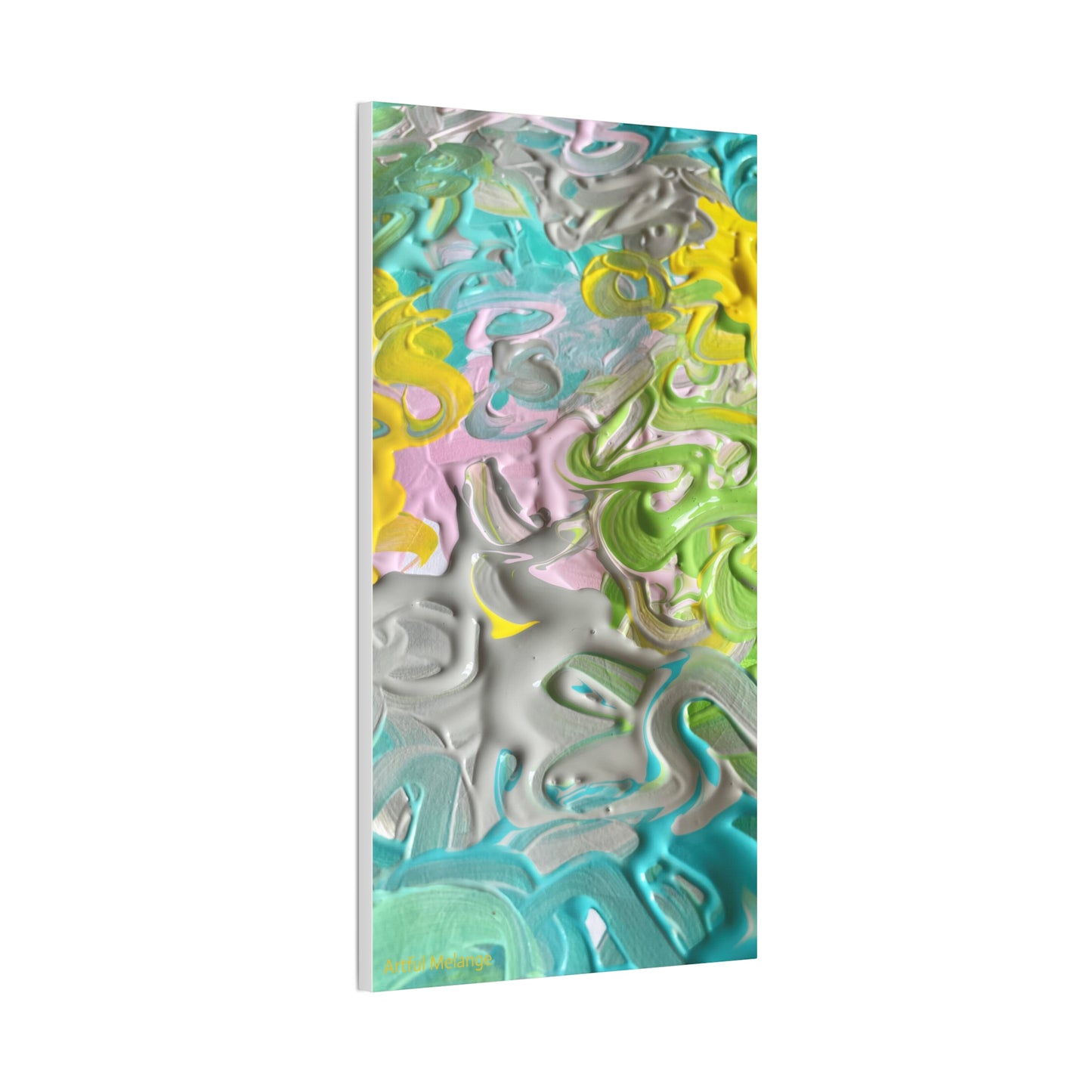 Acrylic Abstract Canvas Print - Richly Textured Artistry
