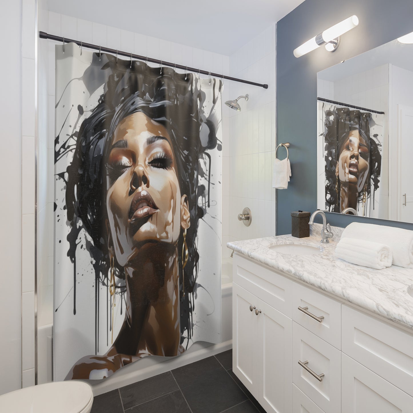Heritage Tapestry Afro Centric Shower Curtain