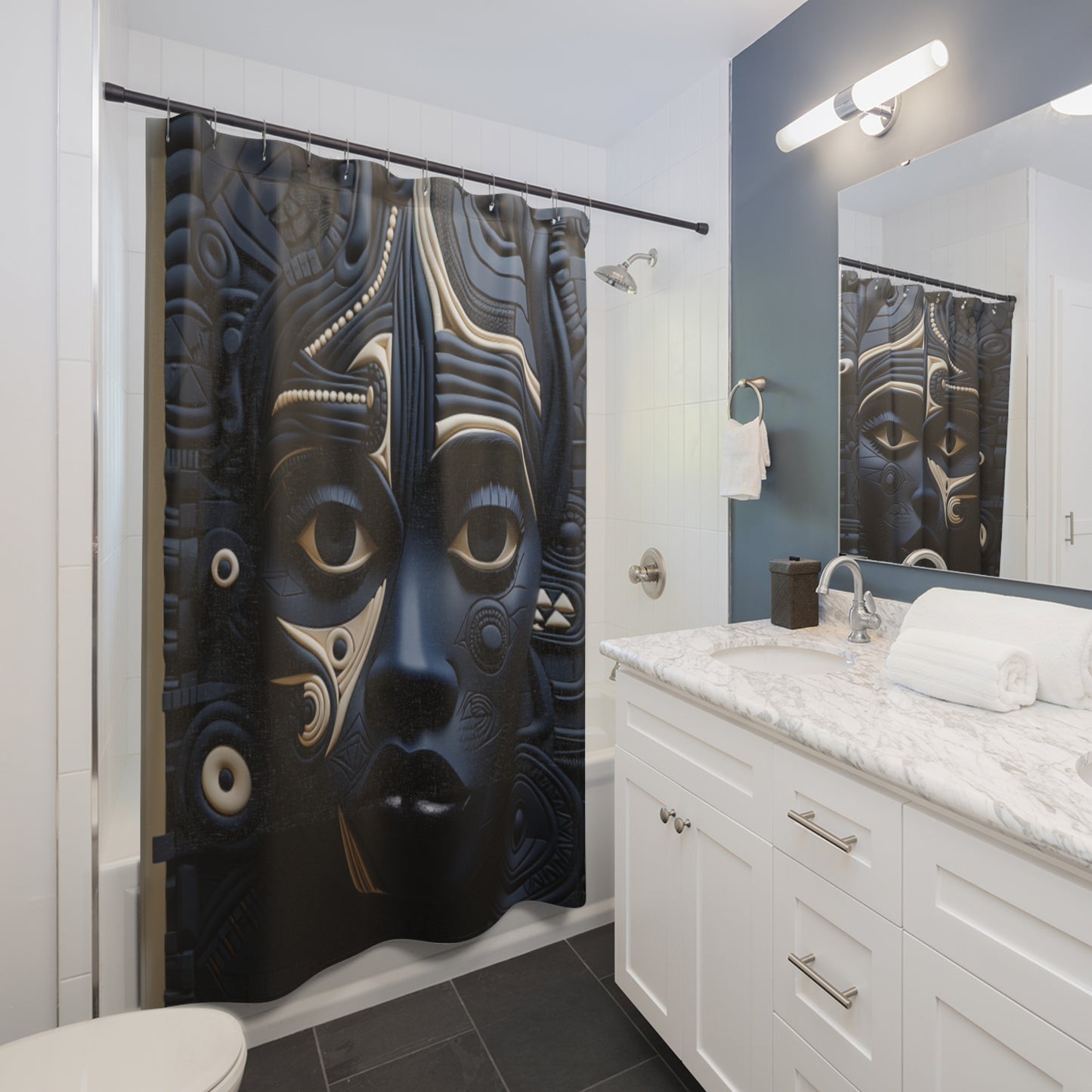 HeritageTapestry Afro Centric Shower Curtain