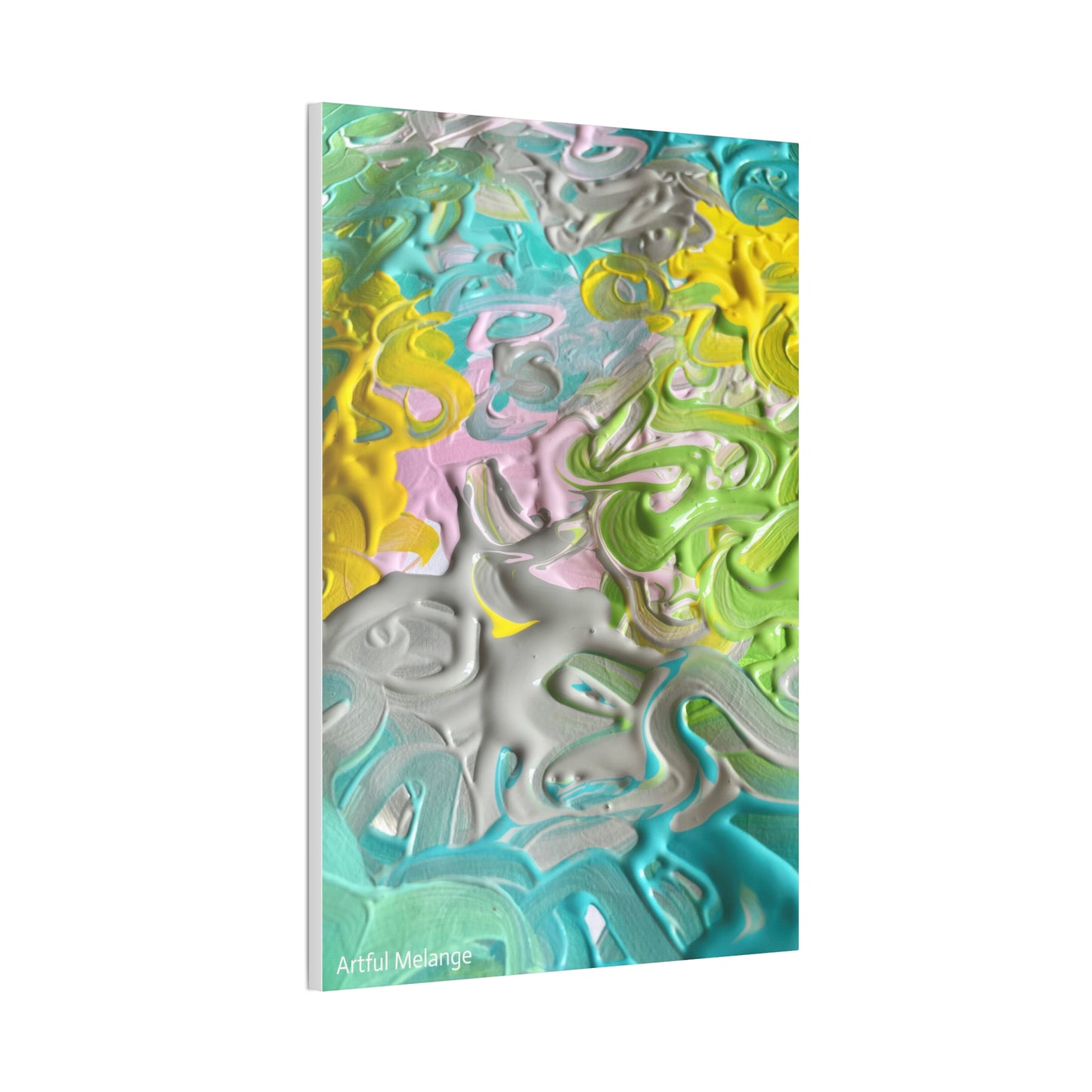 Acrylic Abstract Canvas Print - Richly Textured Artistry