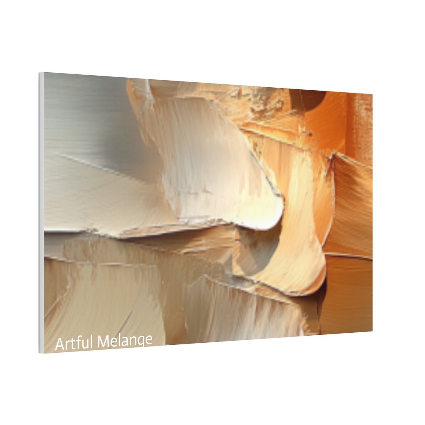 Acrylic Abstract Canvas Print - Richly Textured Artistry