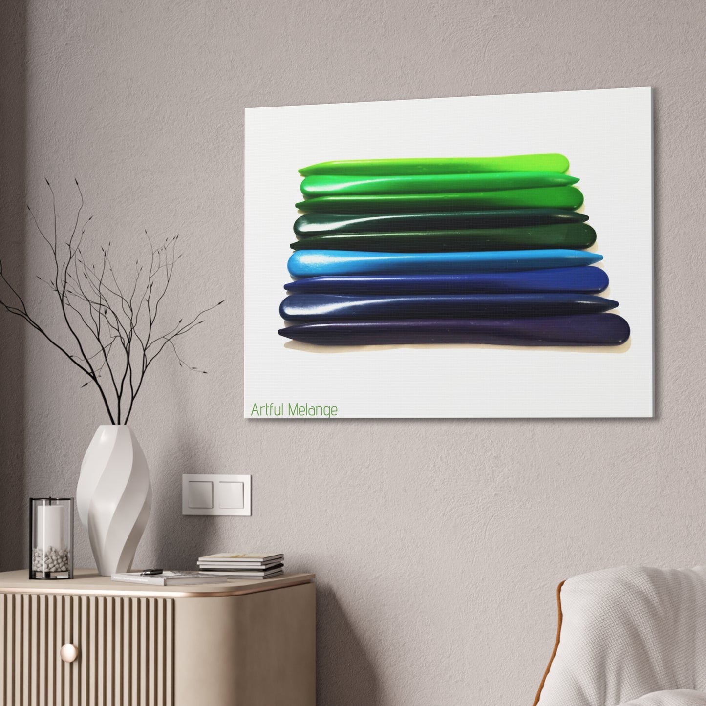 Spectrum Stacks: A Colorful Daydream in Posters and Canvas Prints