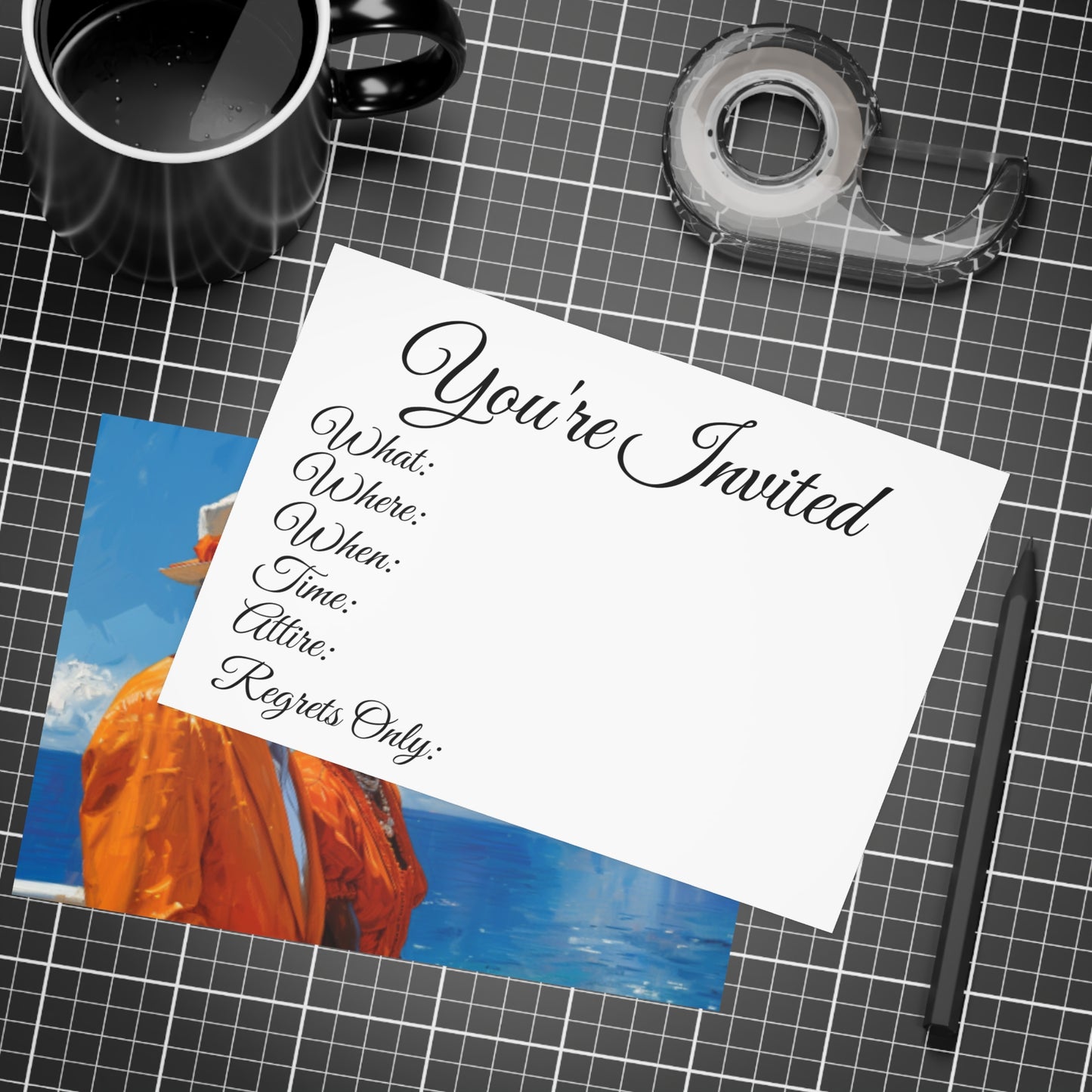 Sail & Celebrate: A Day of Elegance Yacht/Boat Party Invitation Bundles (envelopes included)