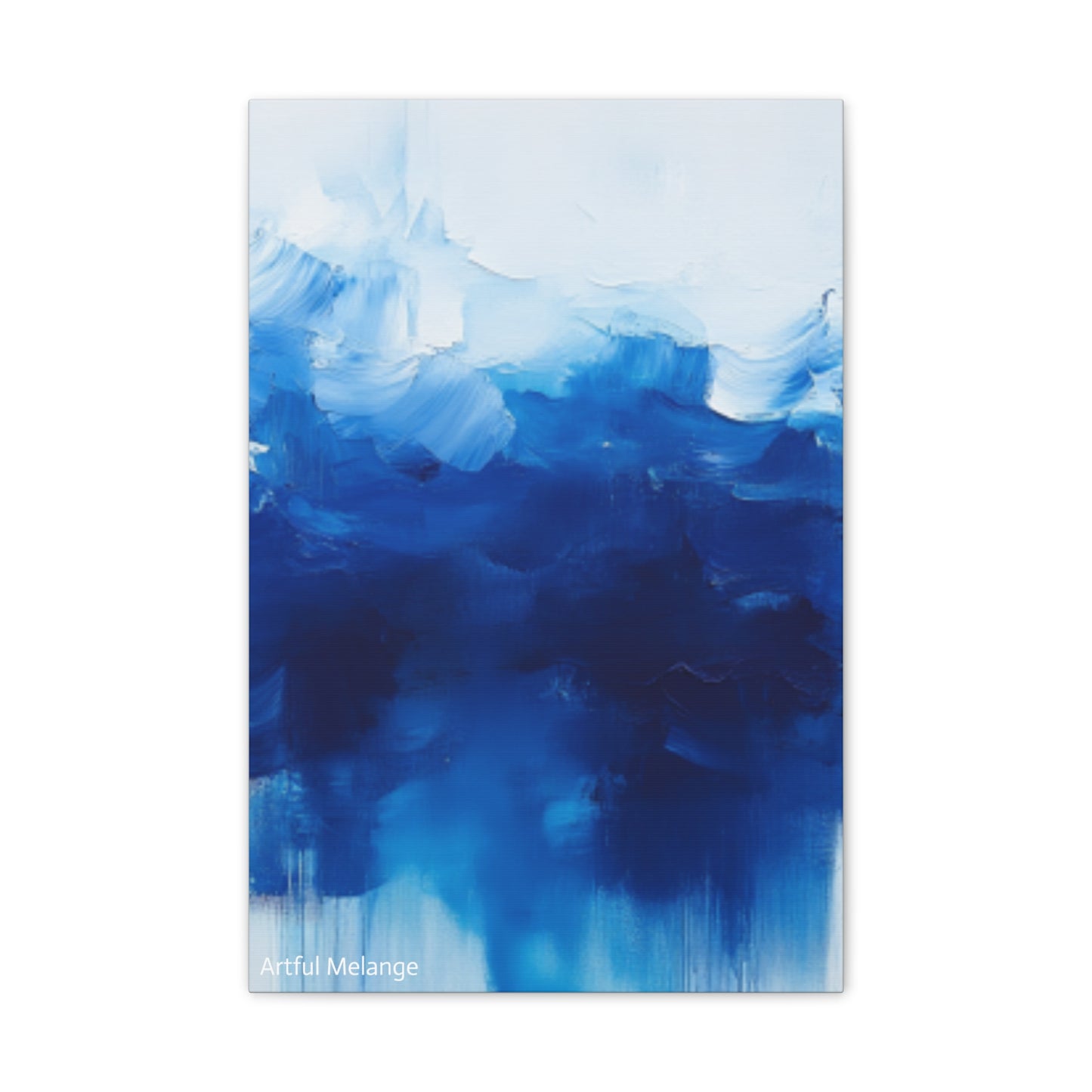 Acrylic Abstract Canvas Print - Richly Textured Artistry