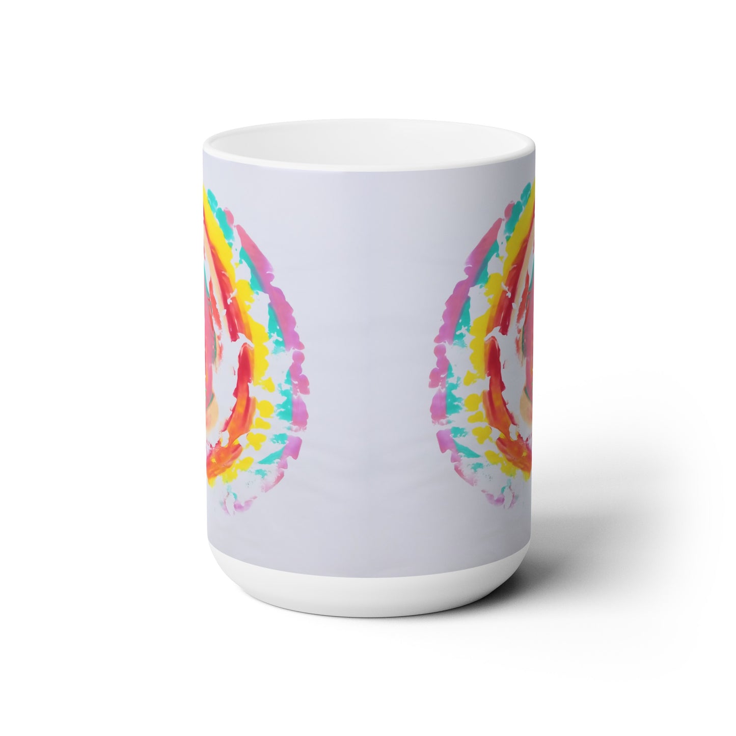Artsy Abstract Ceramic Mug 15oz