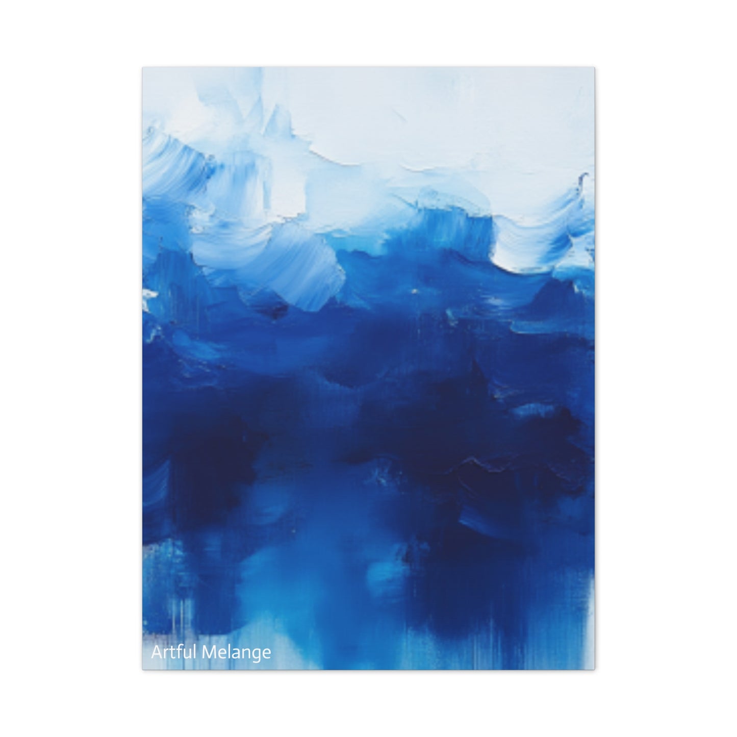 Acrylic Abstract Canvas Print - Richly Textured Artistry