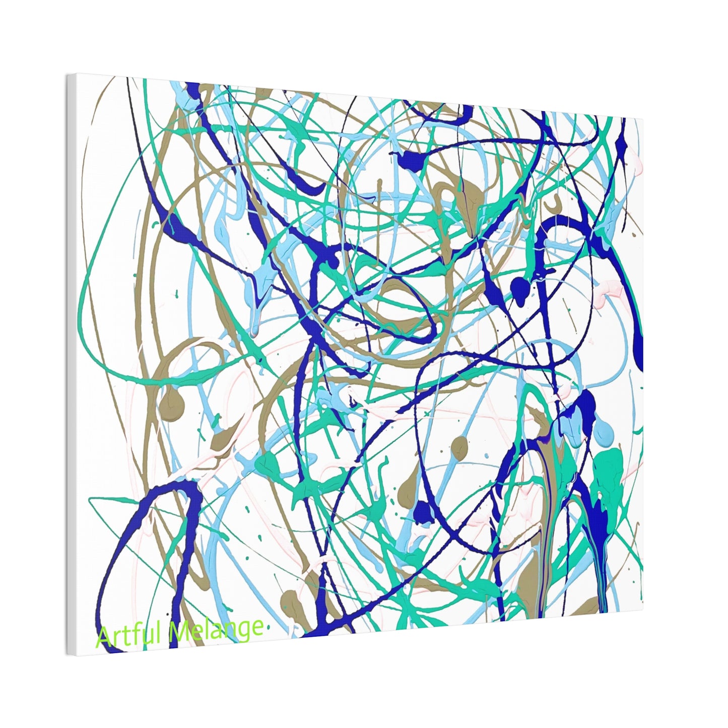 Acrylic Abstract Canvas Print - Richly Textured Artistry