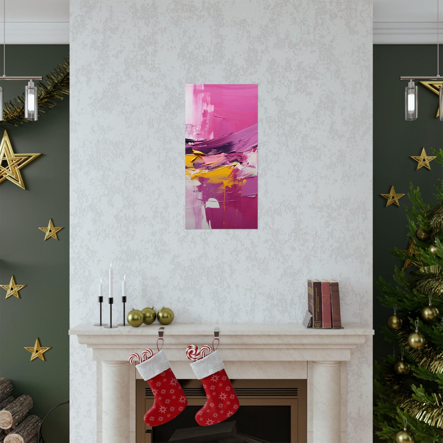 Radiant Harmony Matte Vertical Canvas Poster