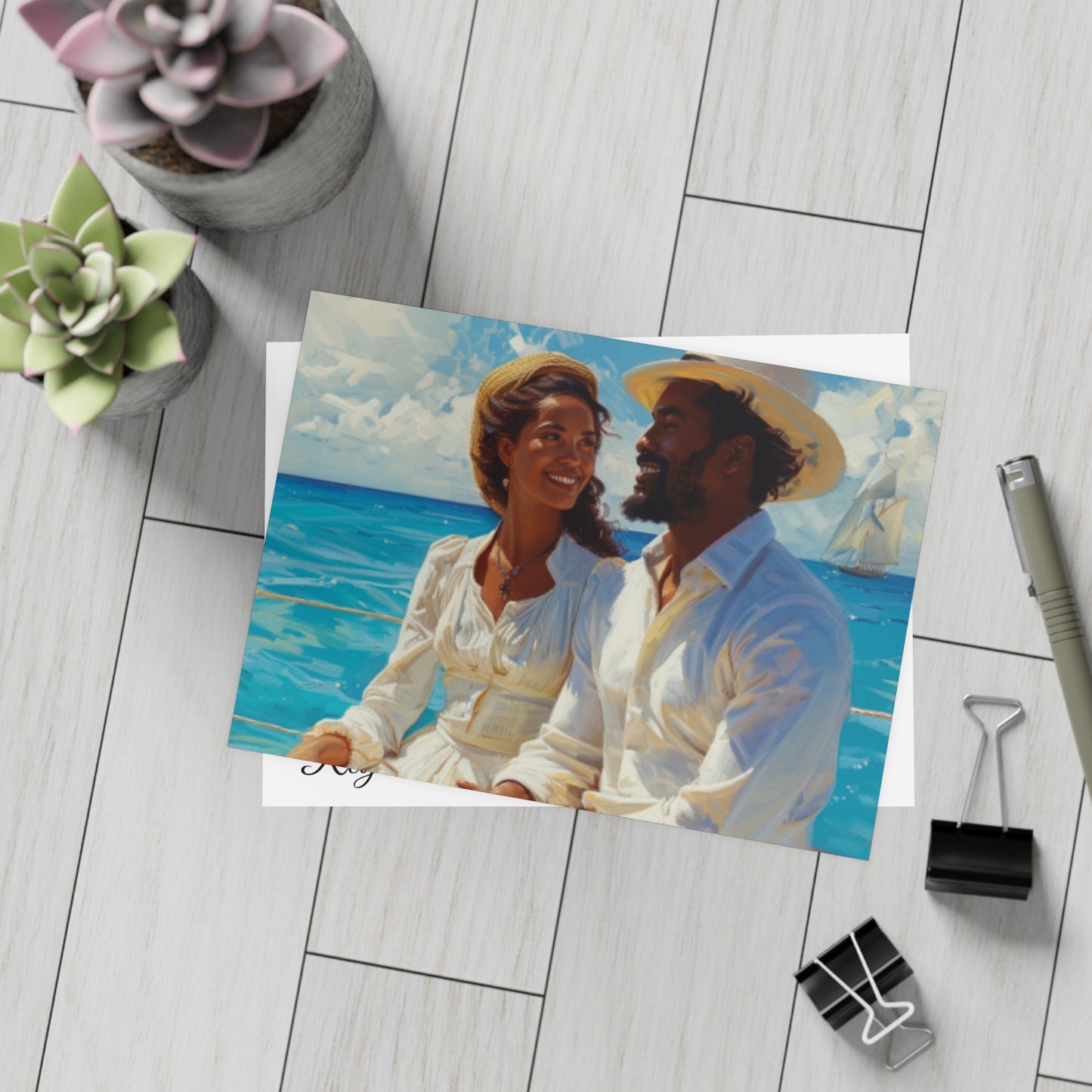Sail & Celebrate: A Day of Elegance Yacht/Boat Party Invitation Bundles (envelopes included)