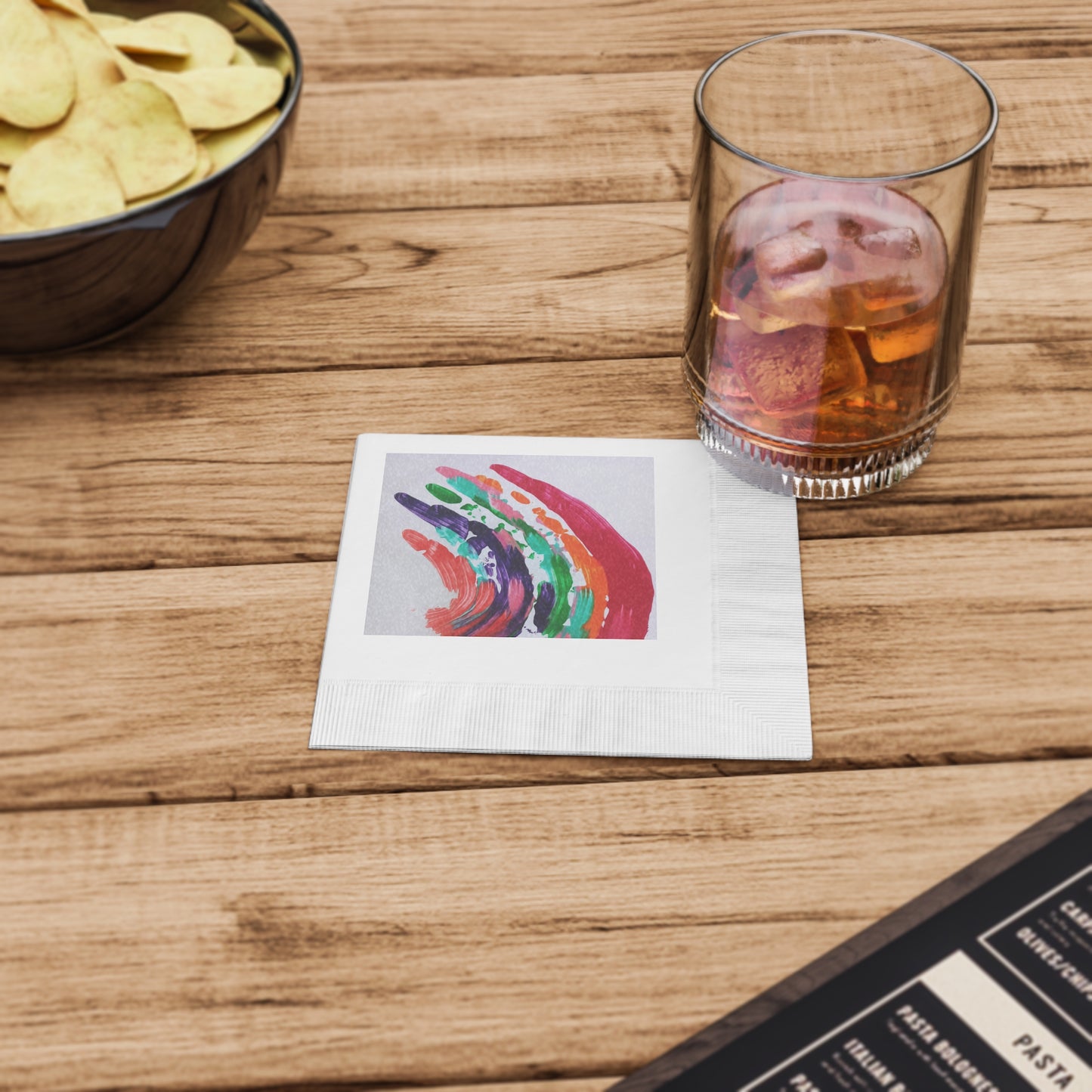 ChromaBlend™ Artistry Abstract Art Napkins”