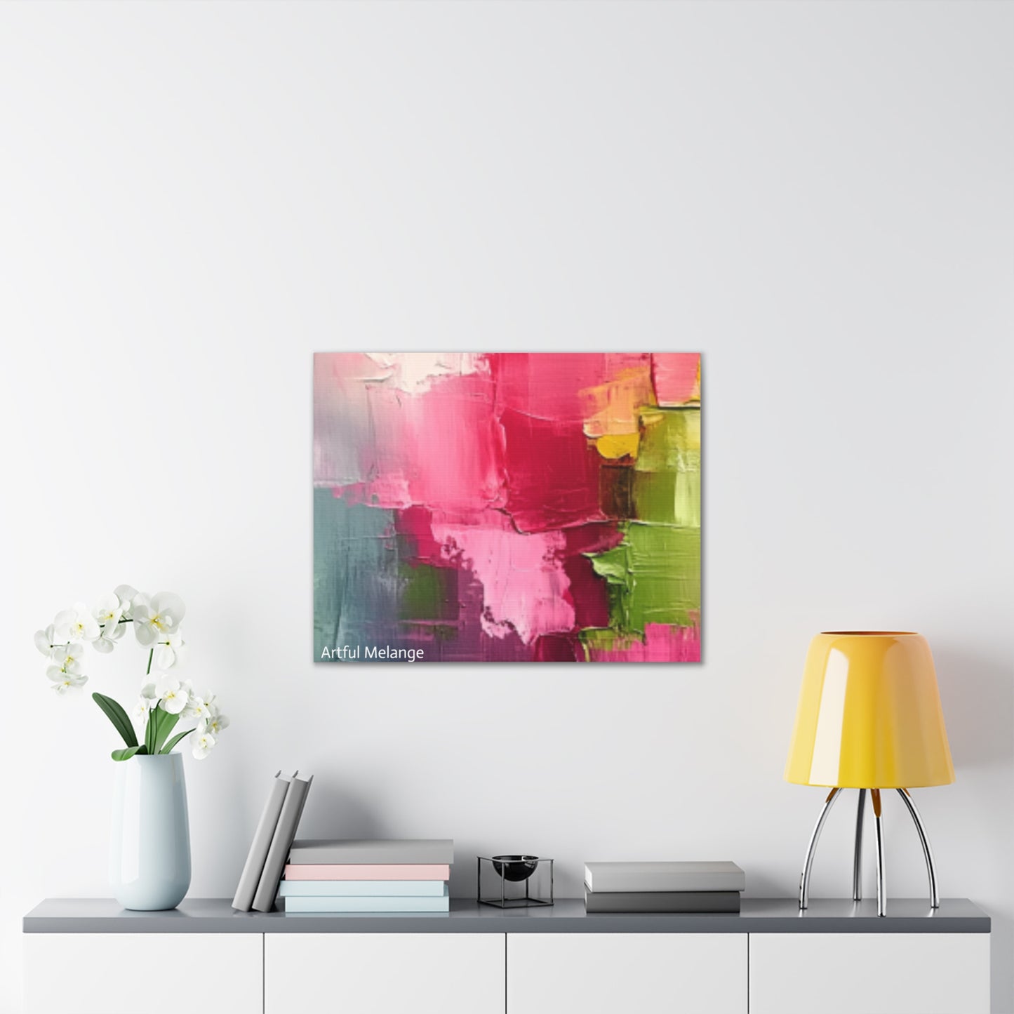 Acrylic Abstract Canvas Print - Richly Textured Artistry