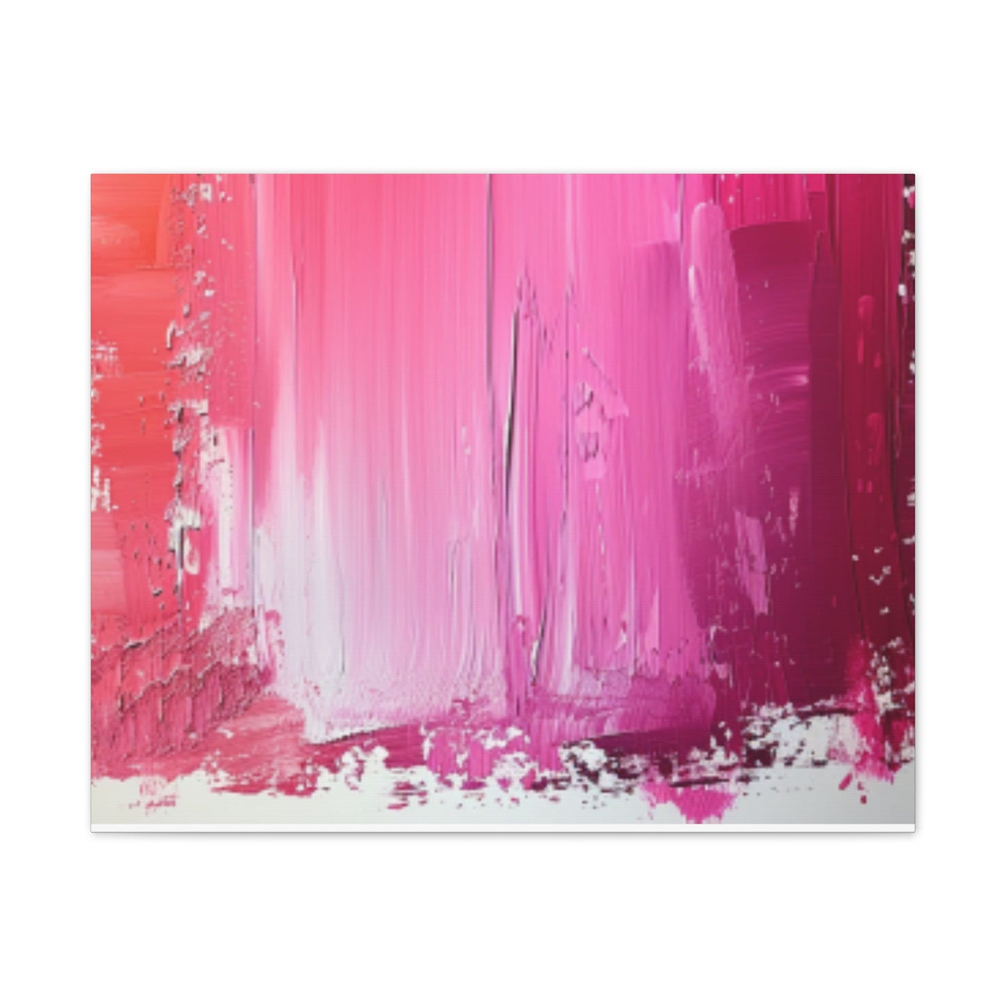 In The Pink: A Symphony of Sophistication Canvas Print