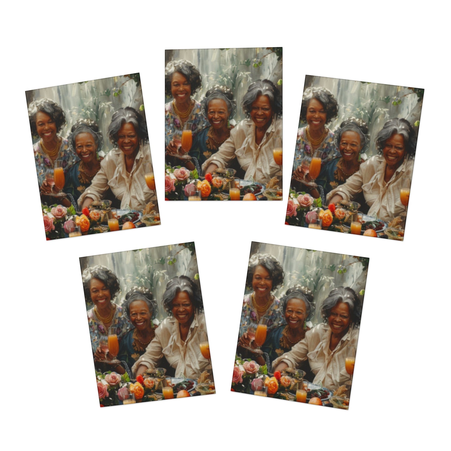 Mimosas and Melanin Note Card Set (5-Pack)