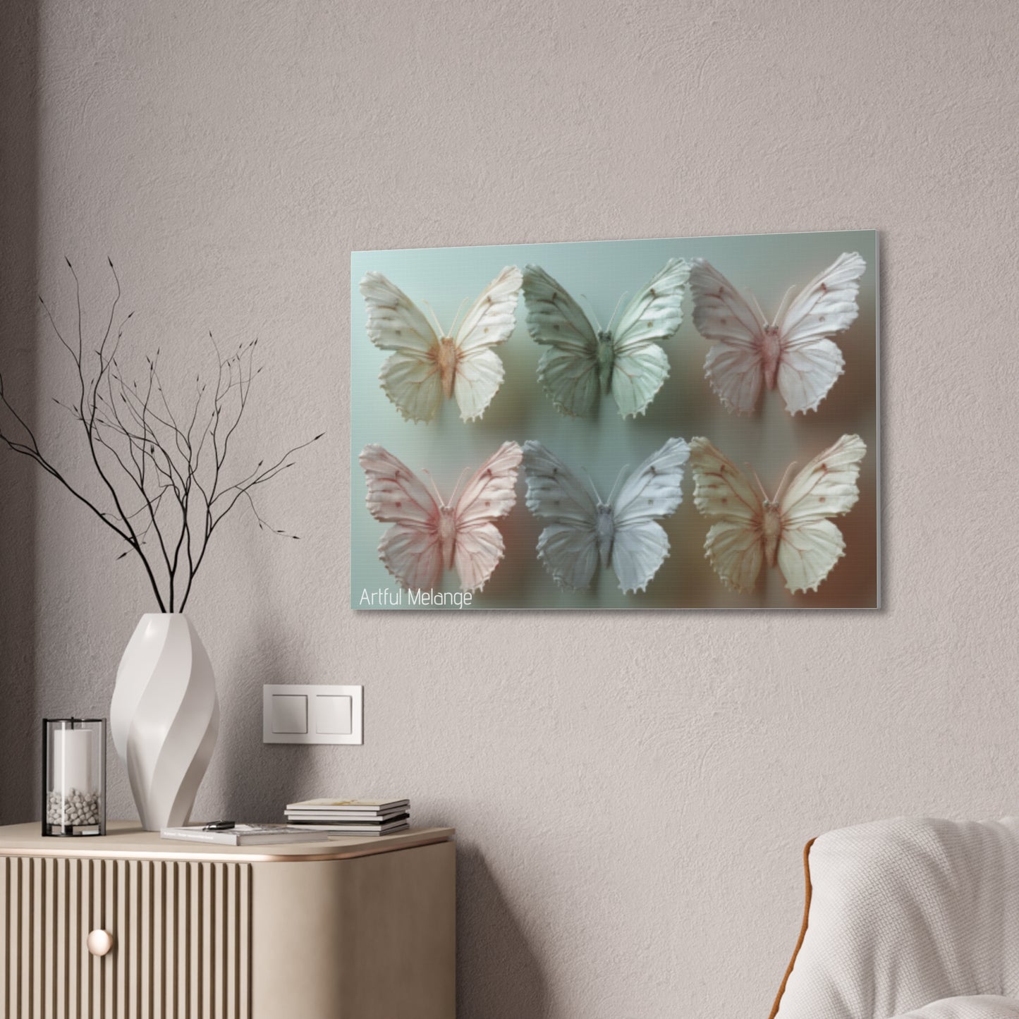 Fluttering Dreams: Butterfly Canvas Print Collection
