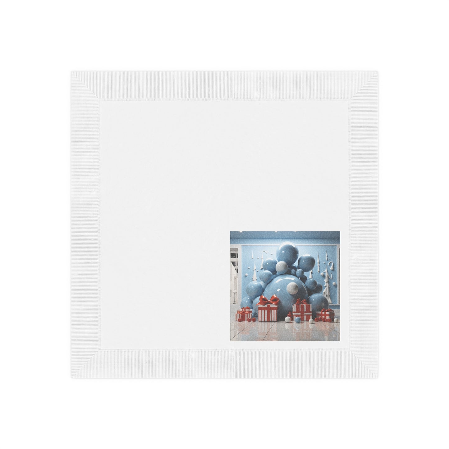 Dynamic Holiday Napkins for Sophisticated Living Spaces
