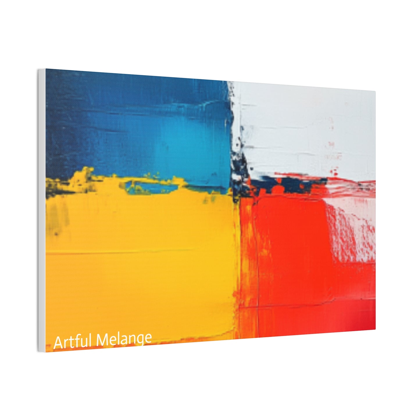 Acrylic Abstract Canvas Print - Richly Textured Artistry