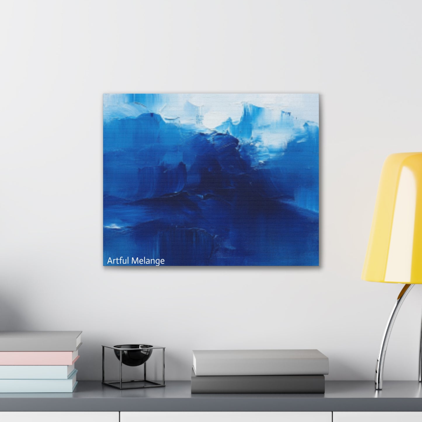 Acrylic Abstract Canvas Print - Richly Textured Artistry