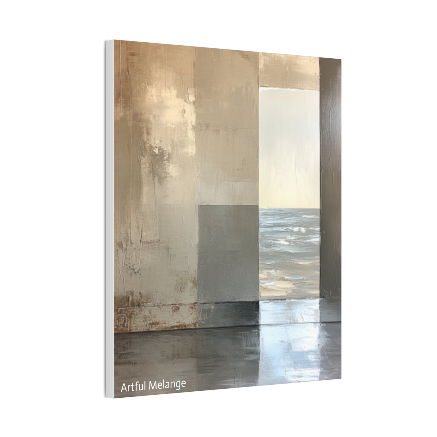 Acrylic Abstract Canvas Print - Richly Textured Artistry