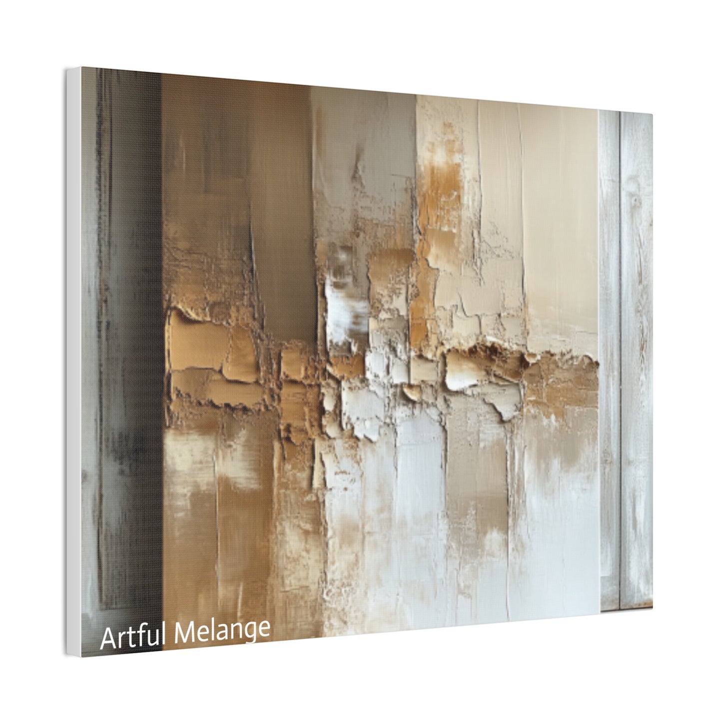 Acrylic Abstract Canvas Print - Richly Textured Artistry