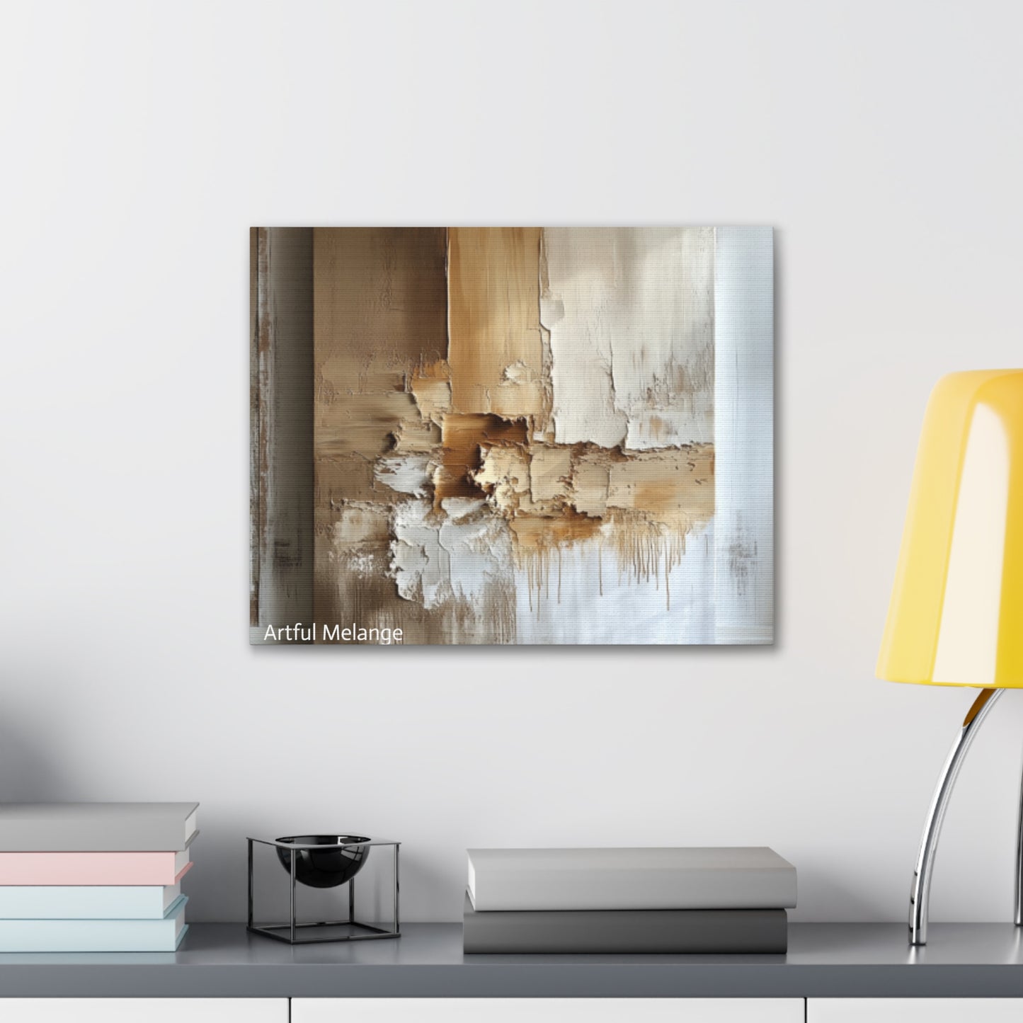 Acrylic Abstract Canvas Print - Richly Textured Artistry