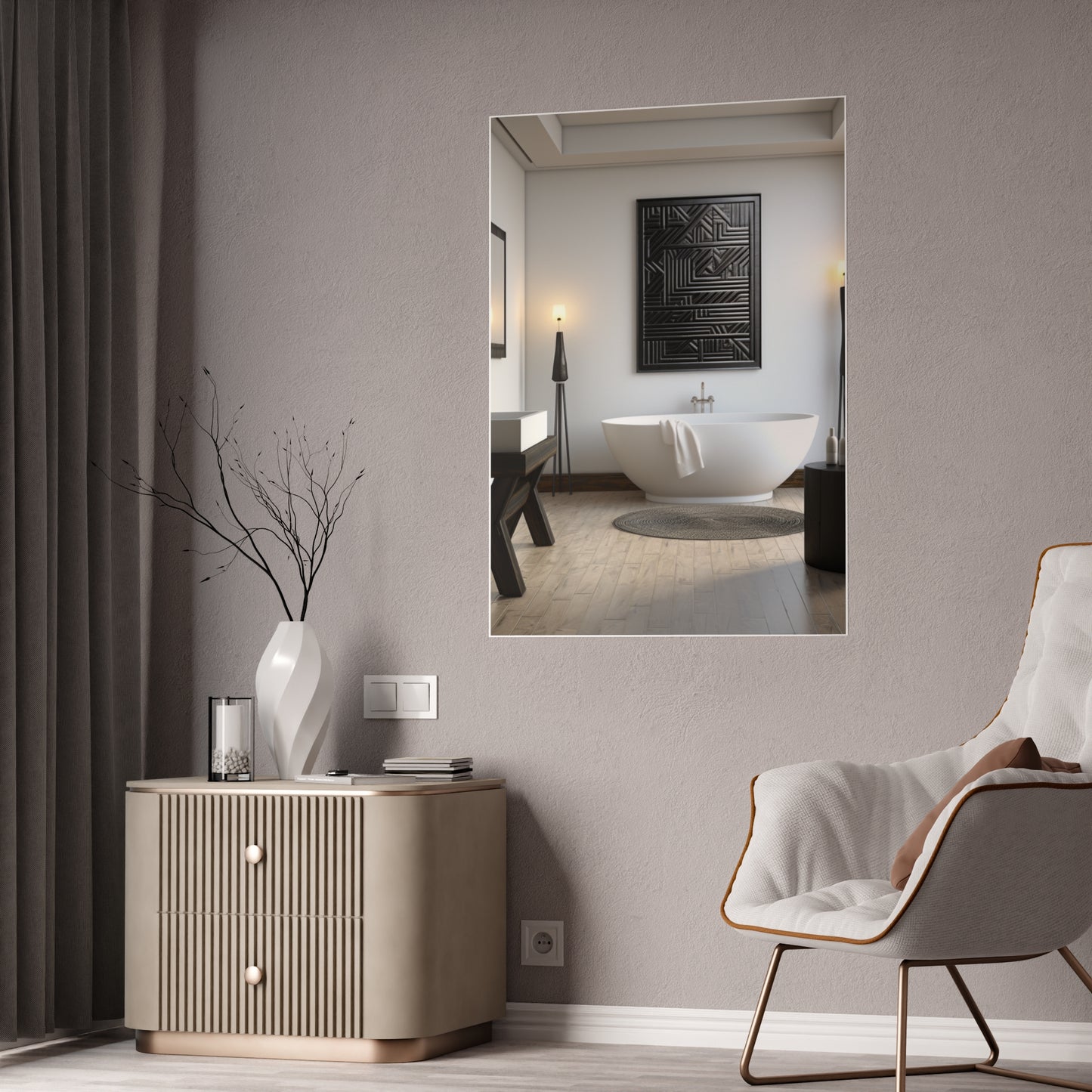 Cultural Elegance Bathscapes Poster Art