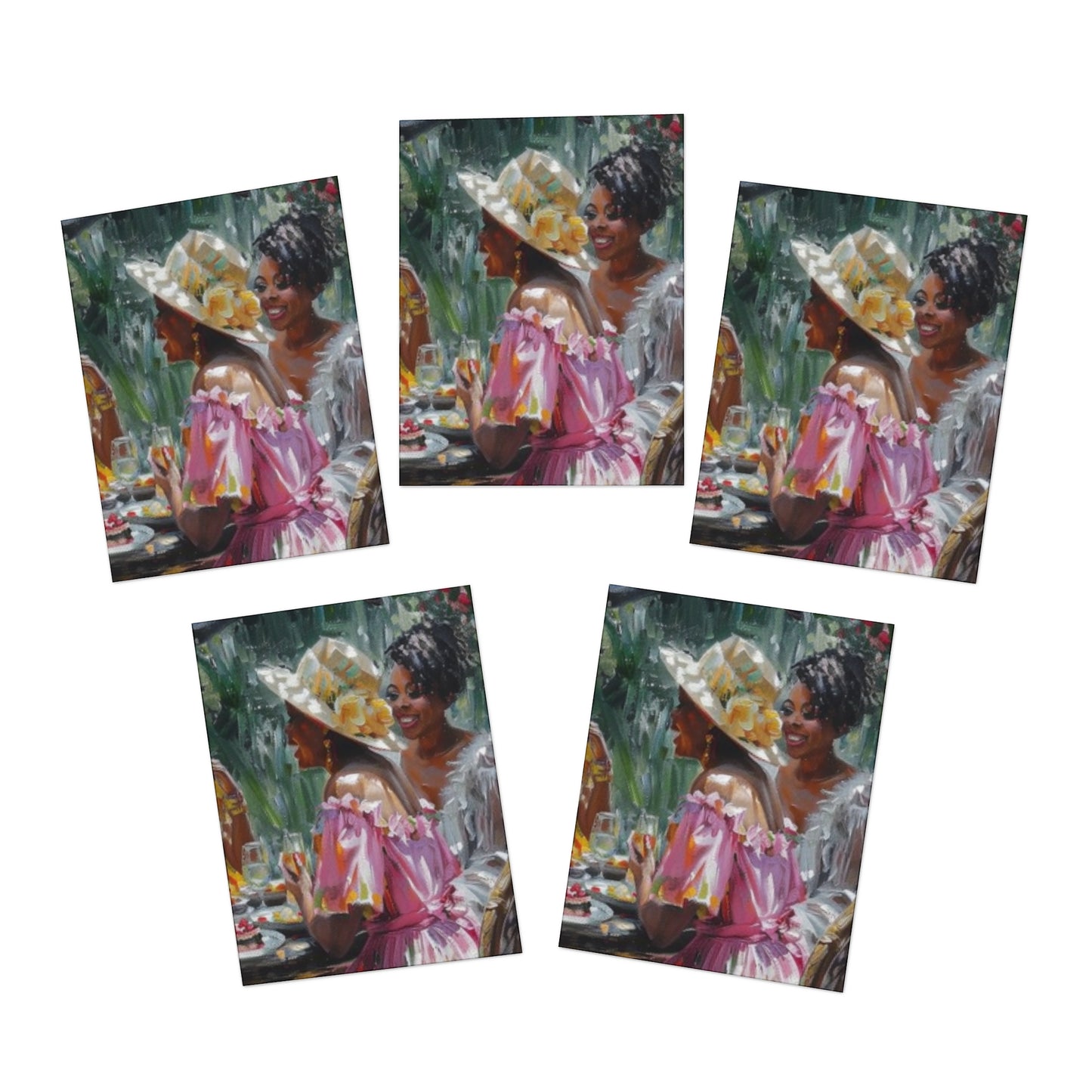 Mimosas and Melanin Note Card Set (5-Pack)