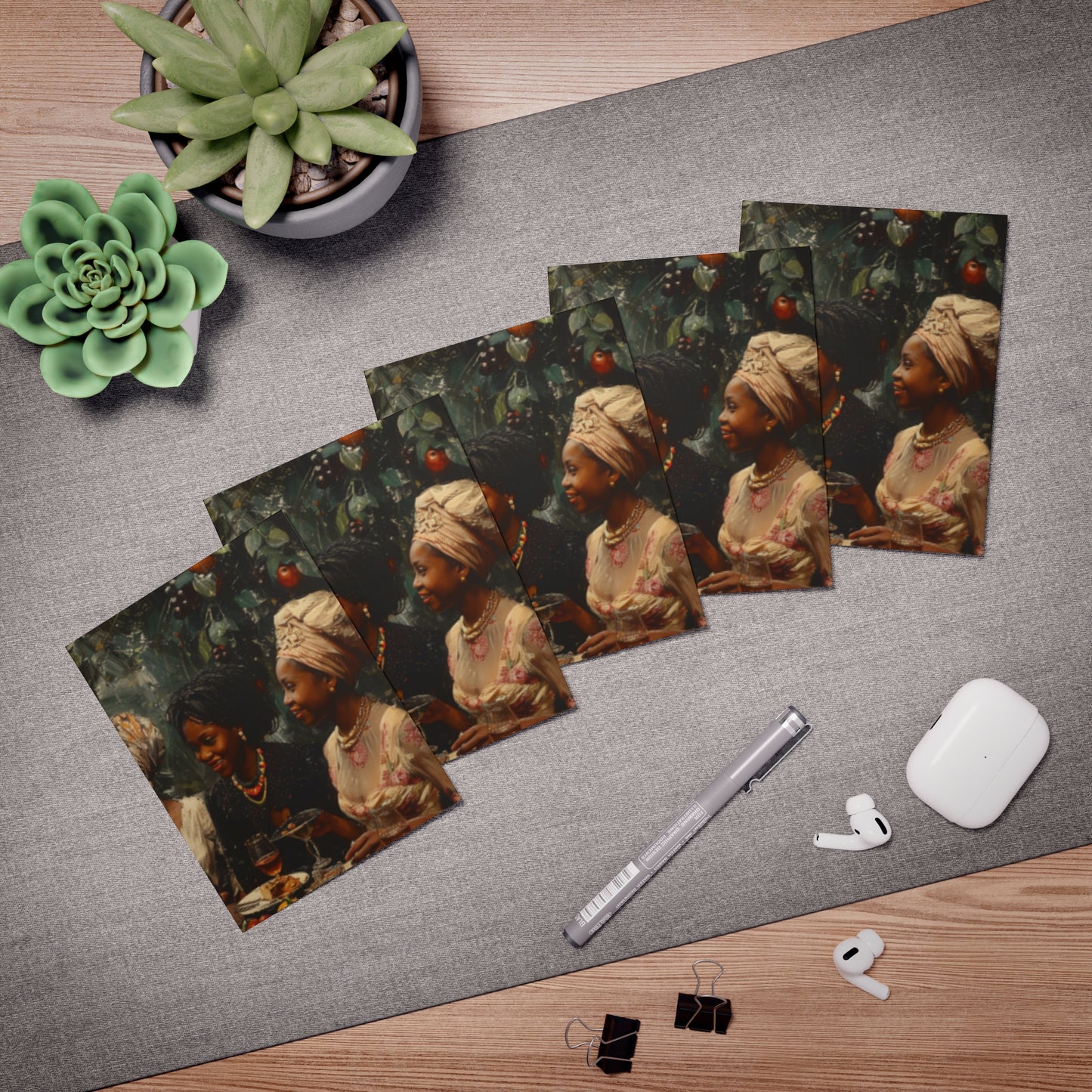 Mimosas and Melanin Note Card Set (5-Pack)
