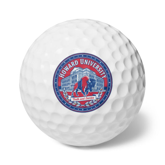 Howard University “The Yard Legacy” Golf Ball Set, 6 pcs 7