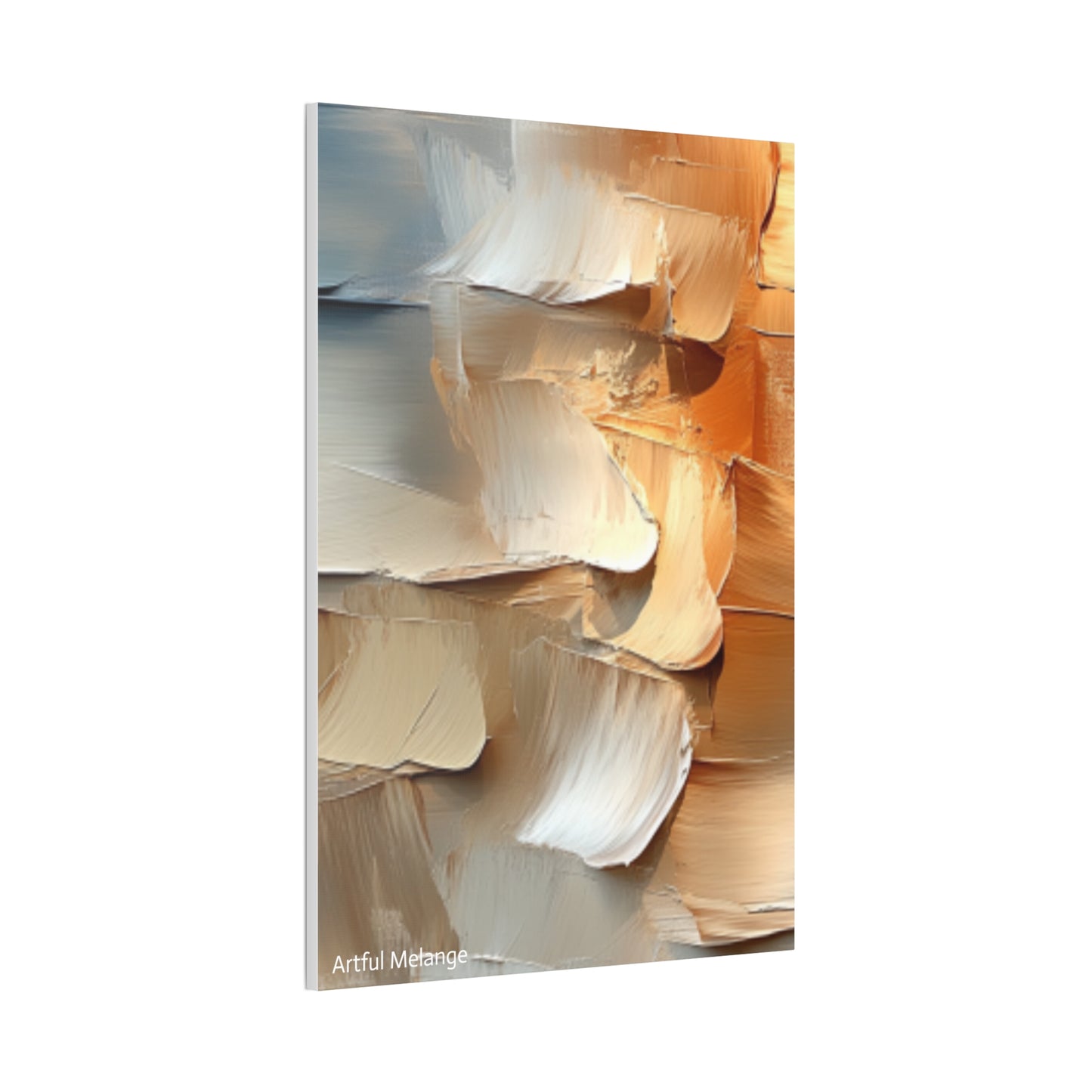 Acrylic Abstract Canvas Print - Richly Textured Artistry