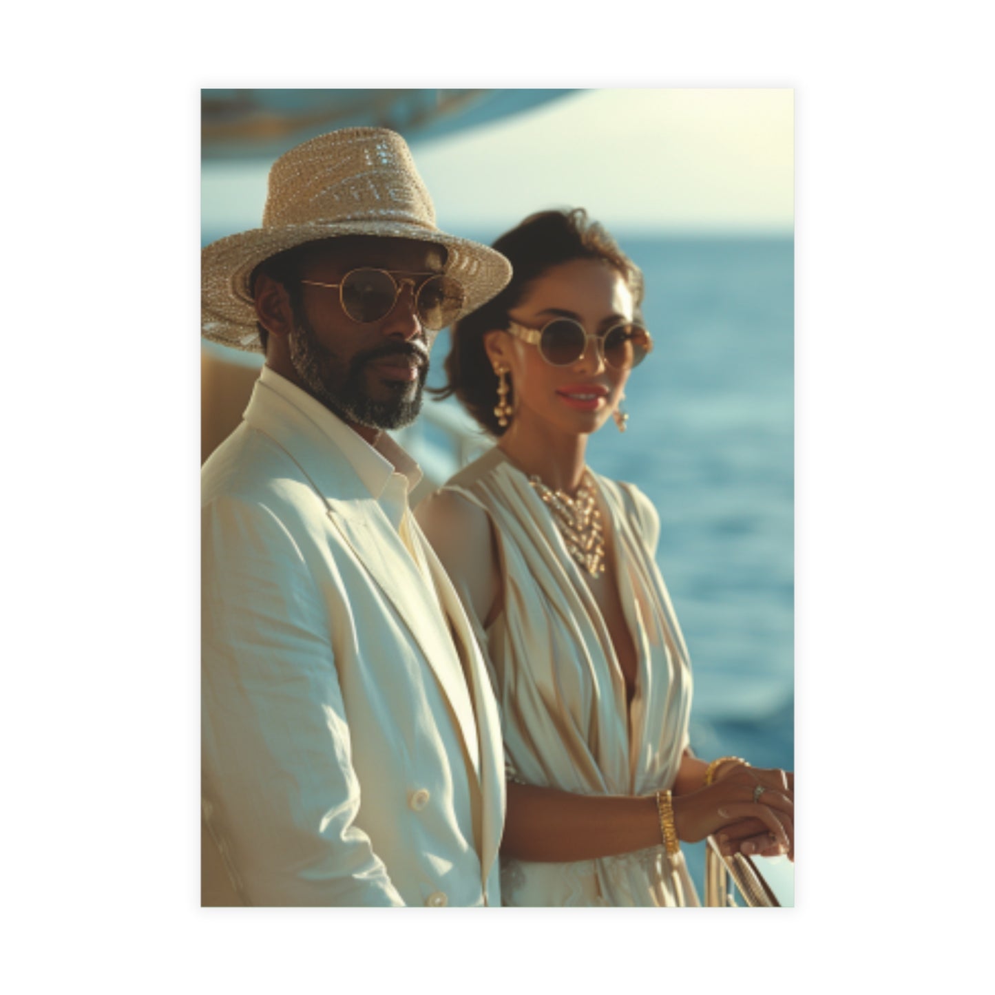 Sail & Celebrate: A Day of Elegance Yacht/Boat Party Invitation Bundles (envelopes included)