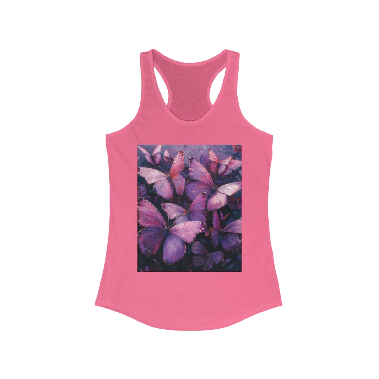 Flutter & Flow | Women's Razorback White T-Shirts with Artistic Butterflies 3