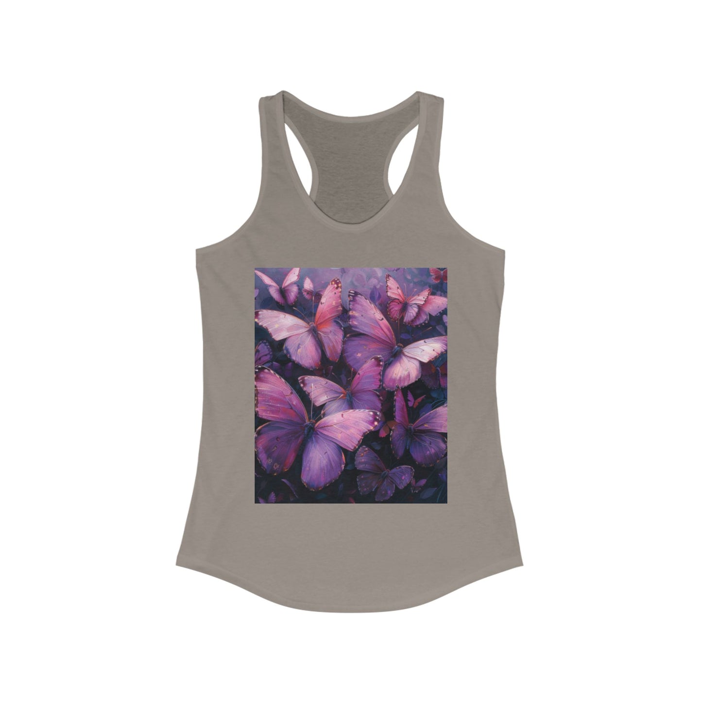 Flutter & Flow | Women's Razorback White T-Shirts with Artistic Butterflies 3
