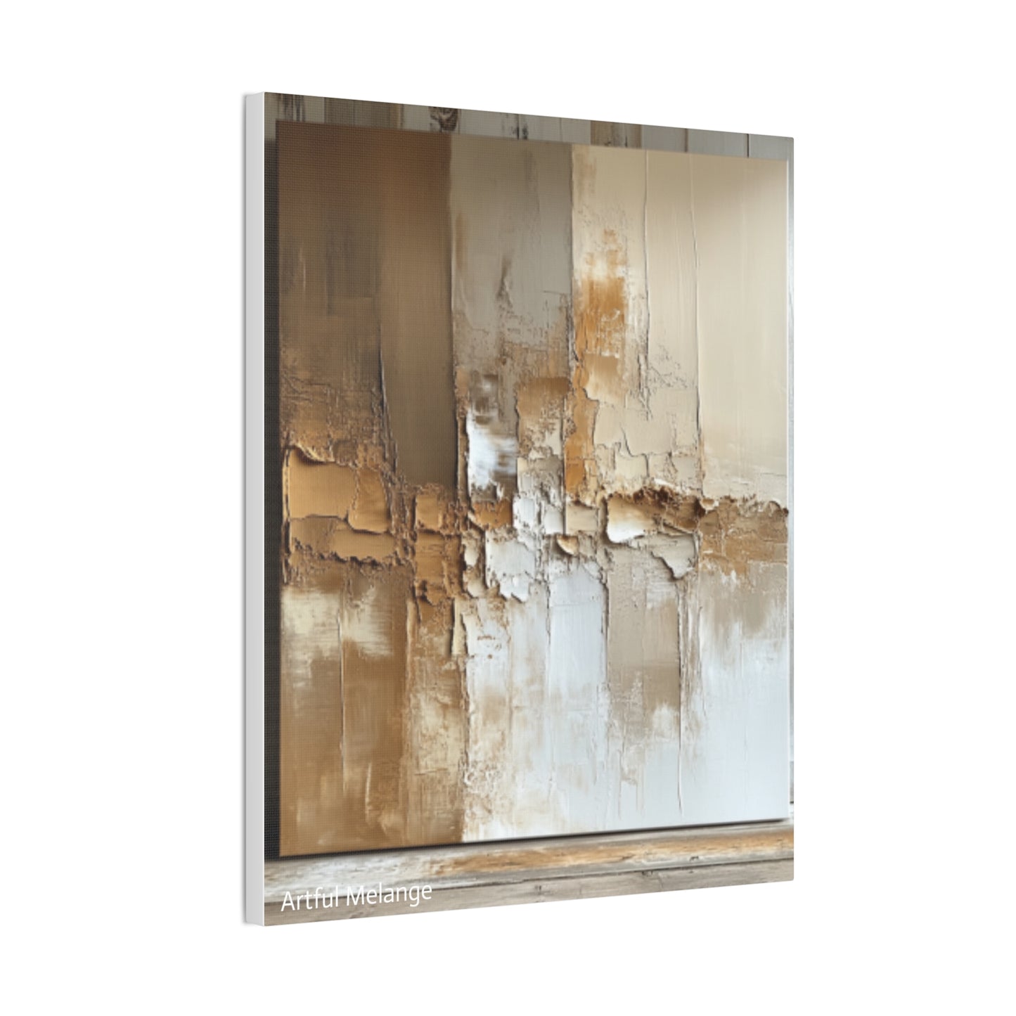 Acrylic Abstract Canvas Print - Richly Textured Artistry