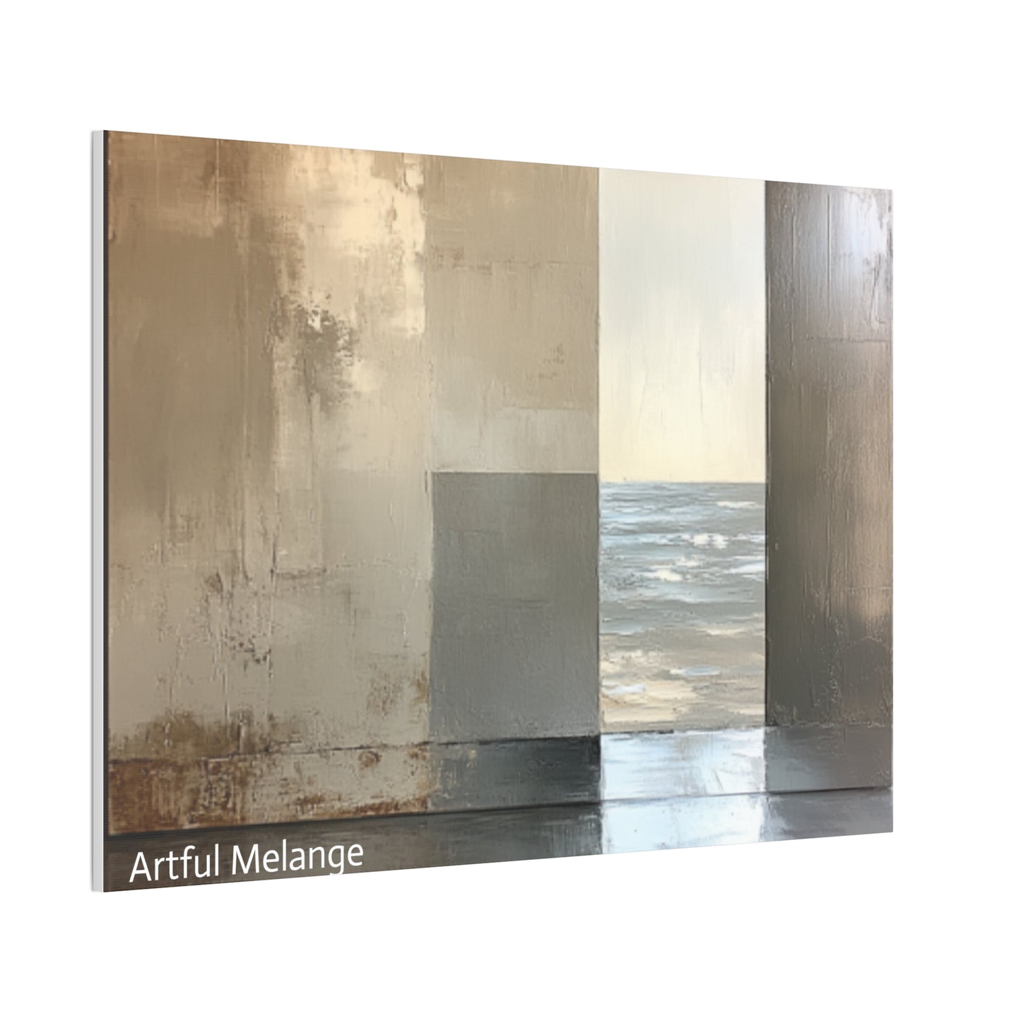 Acrylic Abstract Canvas Print - Richly Textured Artistry