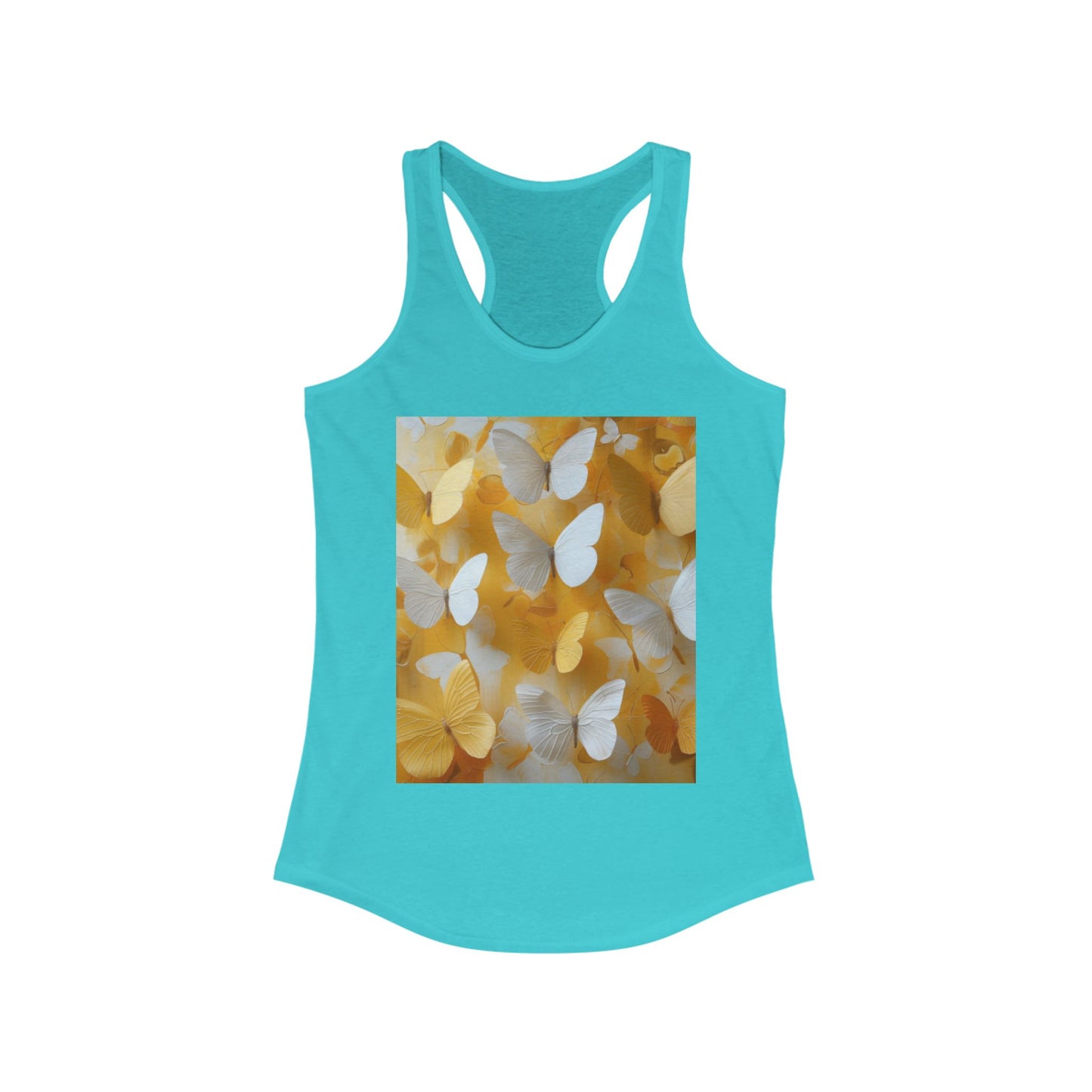 Flutter & Flow | Women's Razorback T-Shirts with Artistic Butterflies 8