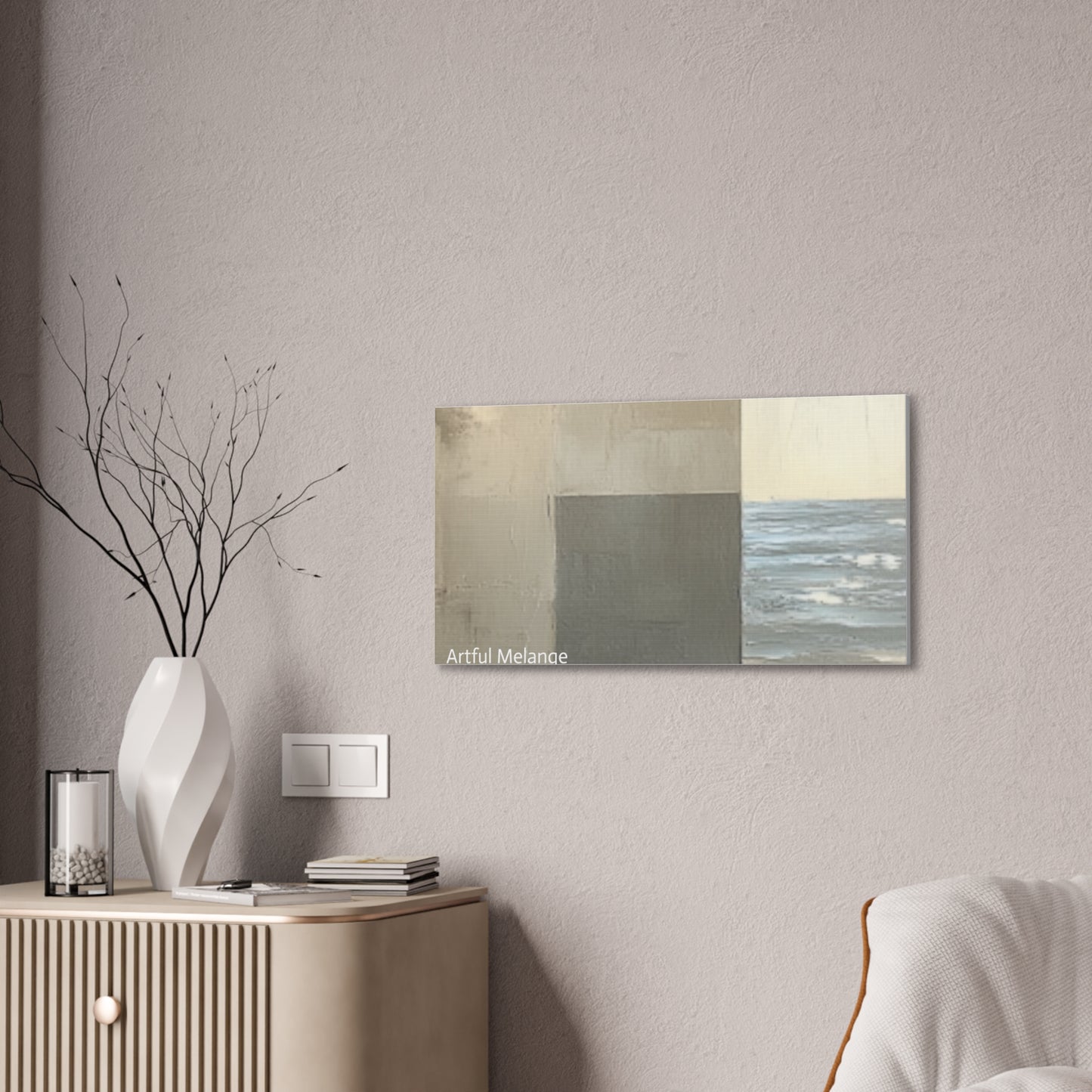 Acrylic Abstract Canvas Print - Richly Textured Artistry