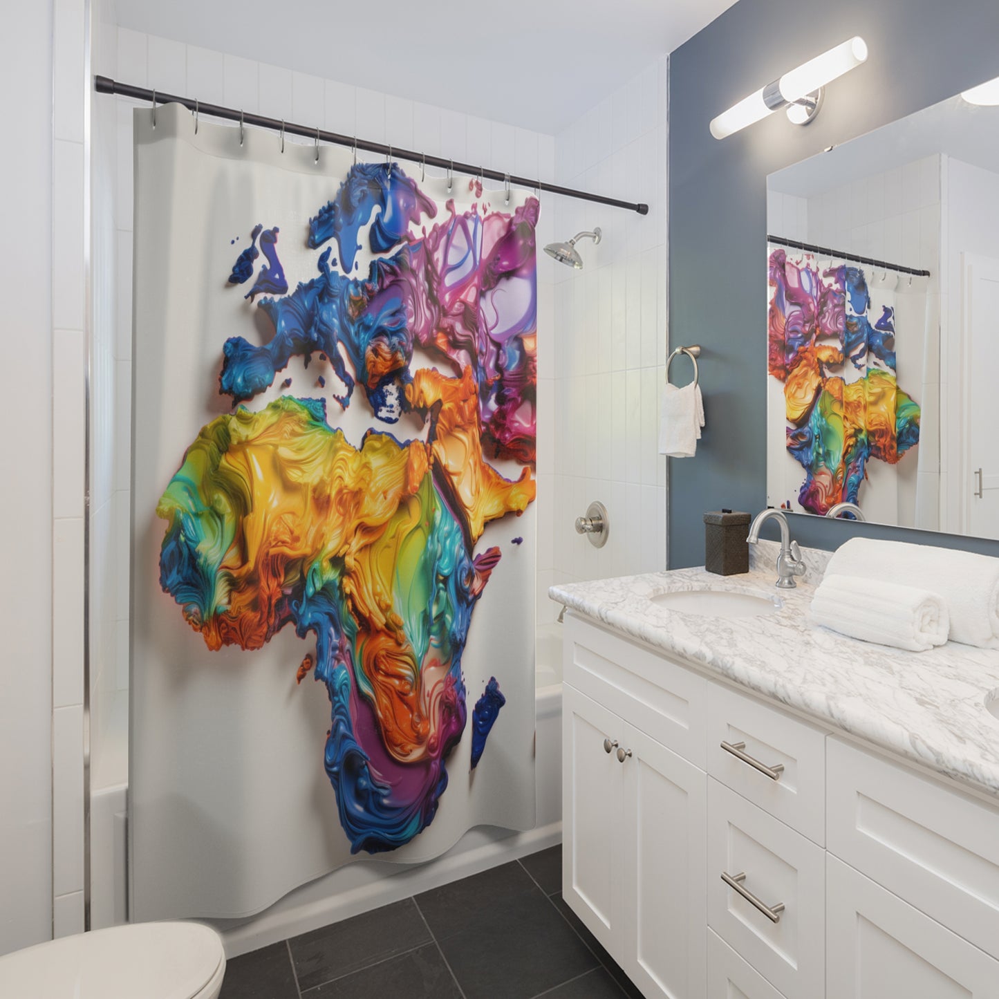 Heritage Tapestry Afro Centric Shower Curtain