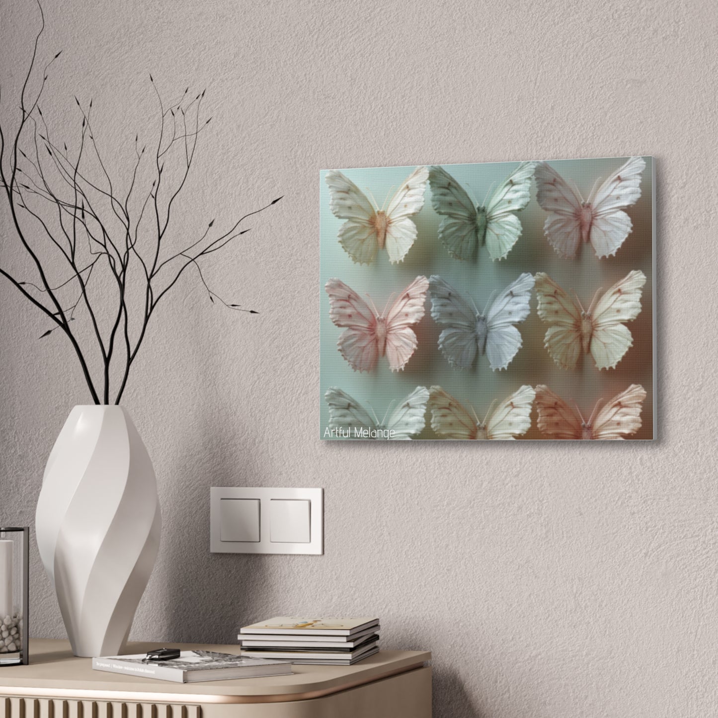Fluttering Dreams: Butterfly Canvas Print Collection