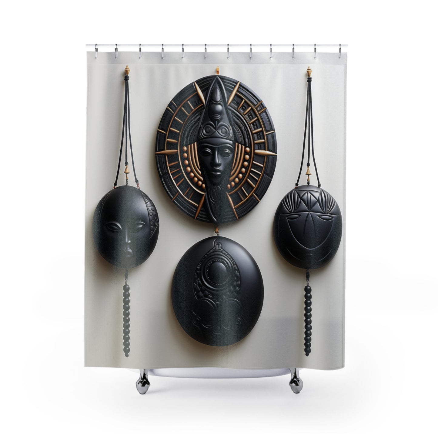 HeritageTapestry Afro Centric Shower Curtain