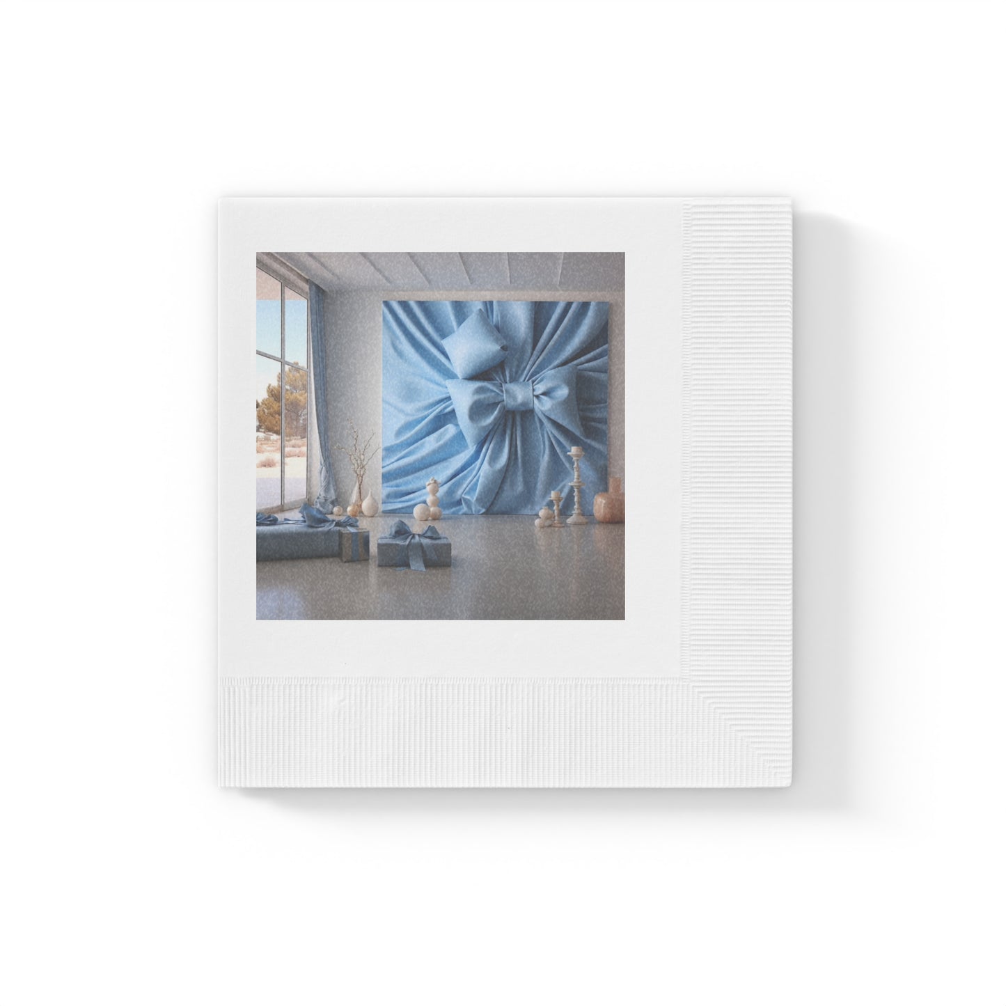 Dynamic Holiday Napkins for Sophisticated Living Spaces